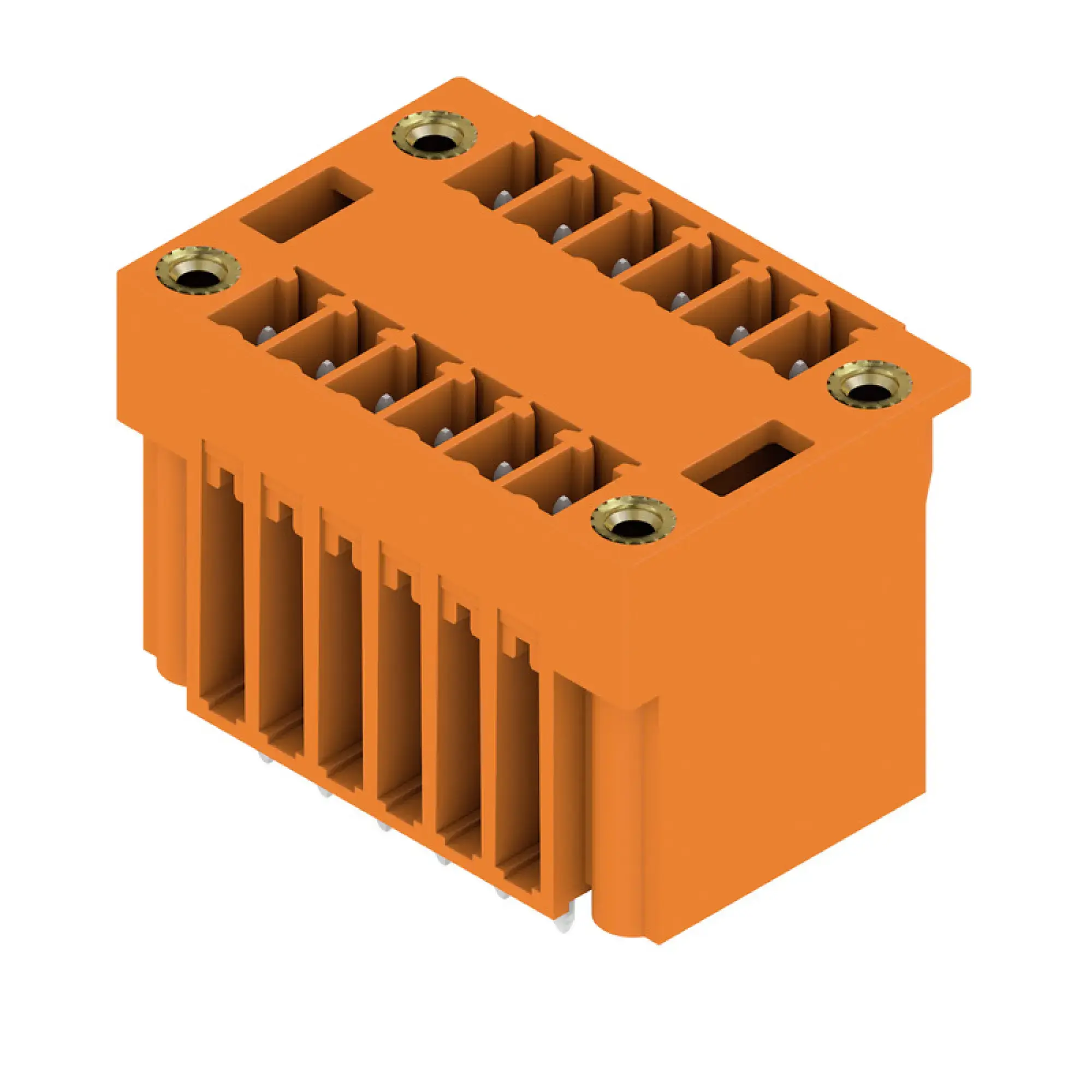 Weidmüller 1030480000 PCB connector (board connection), 160 V, 17.5 A, Pitch in mm: 3.81, Number of poles: 12, THT solder connection, Box (img_001)