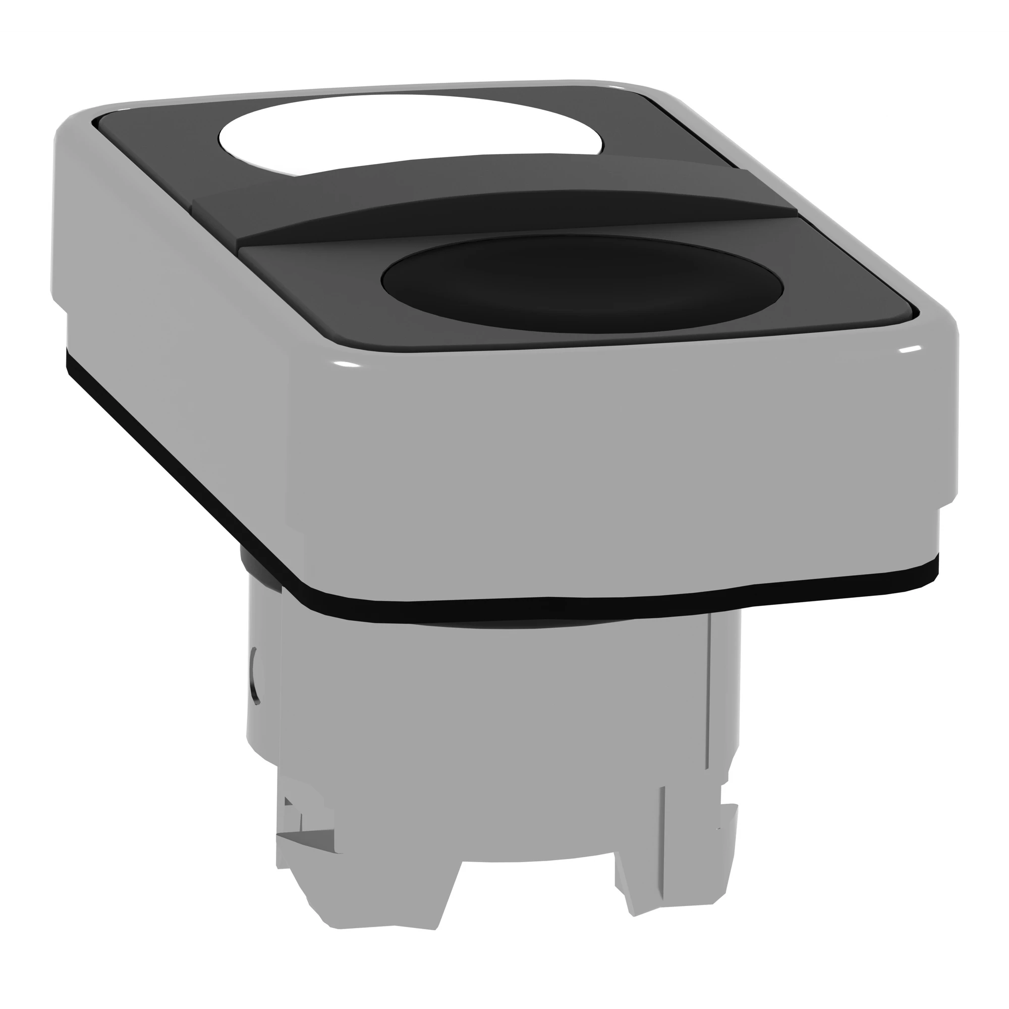 Schneider Electric ZB4BA7120 Double Push Button, Front Element, Harmony XB4, Metal, 22mm, Black, White, Unlabeled, Momentary (img_003) Schneider Electric ZB4BA7120 Double Push Button, Front Element, Harmony XB4, Metal, 22mm, Black, White, Unlabeled, Momentary (img_003)