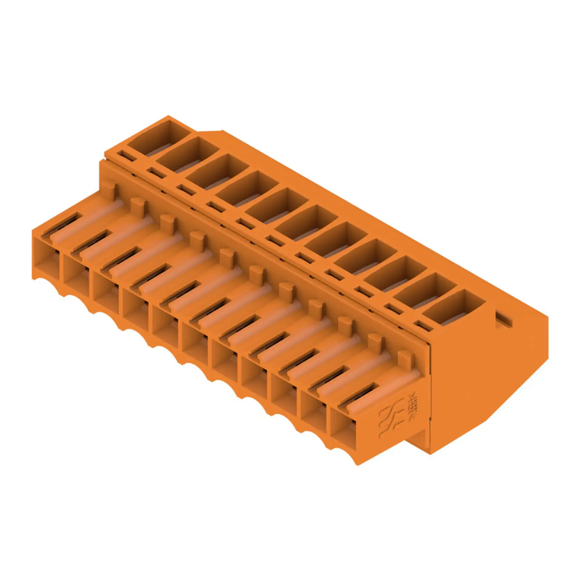 Weidmüller 1638640000 PCB connector (wire connection), 160 V, 12 A, Pitch in mm: 3.50, 1.5 mm², Number of poles: 11, Clamping yoke connection, Box (img_001)