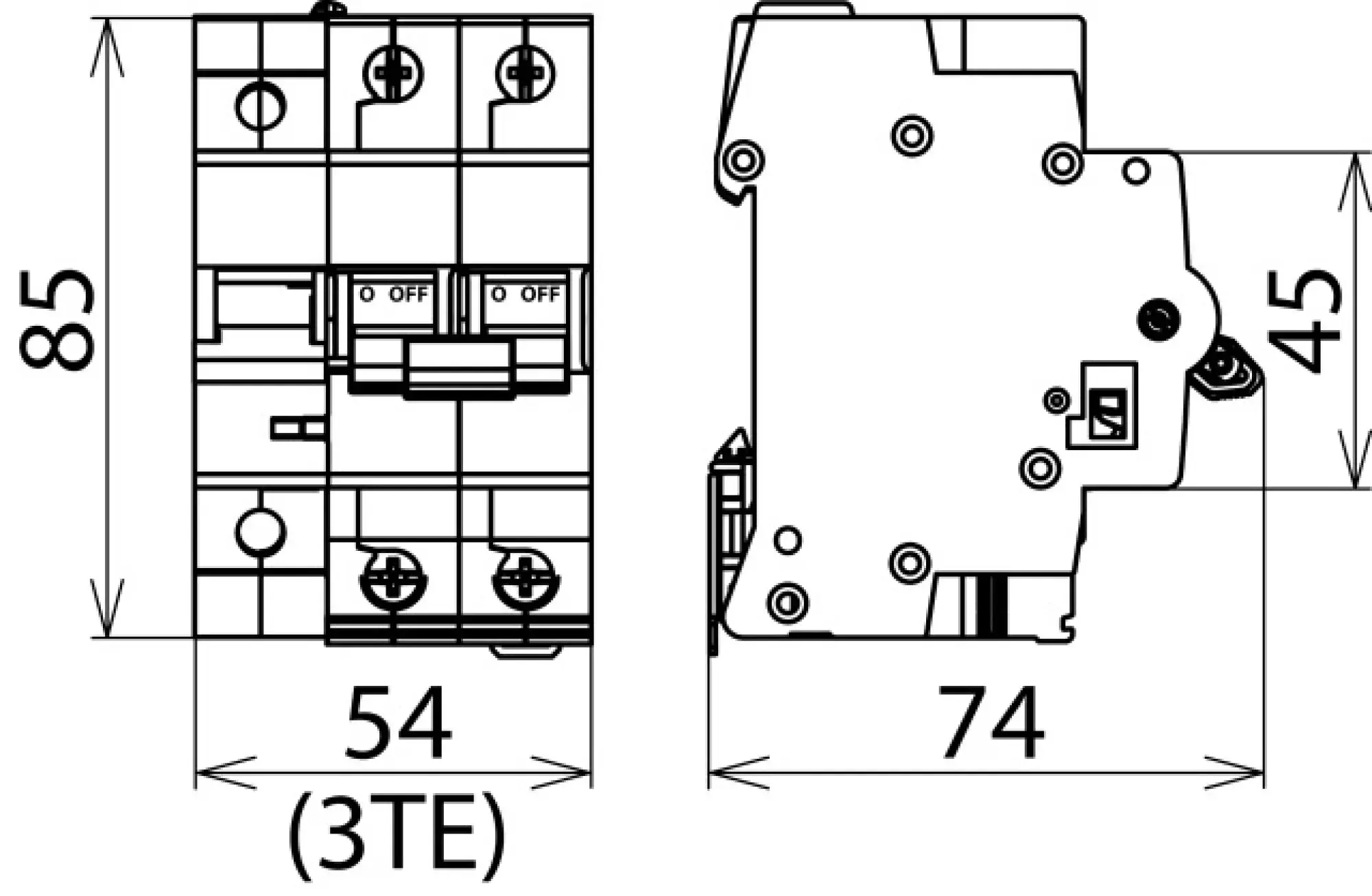 Dehn 900760 Surge protective devices for circuit breakers 2-pole C25 A (img_002)