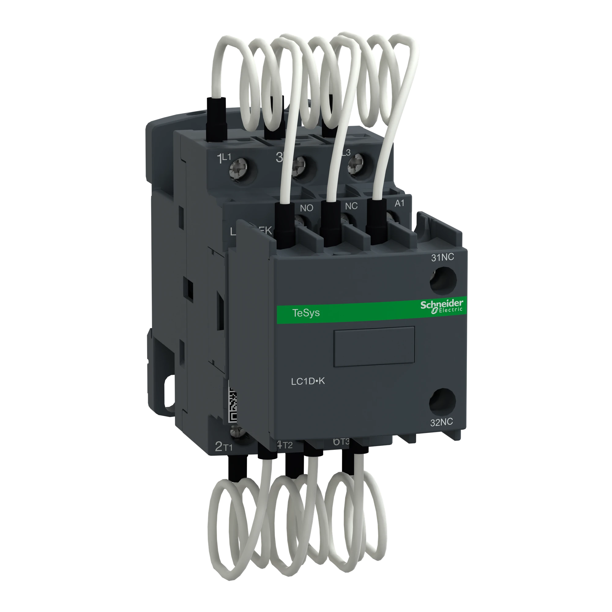 Schneider Electric LC1DFKV7 Contactor TeSys LC1-DF 12.5 kVAr - Coil 400 V AC (img_001)