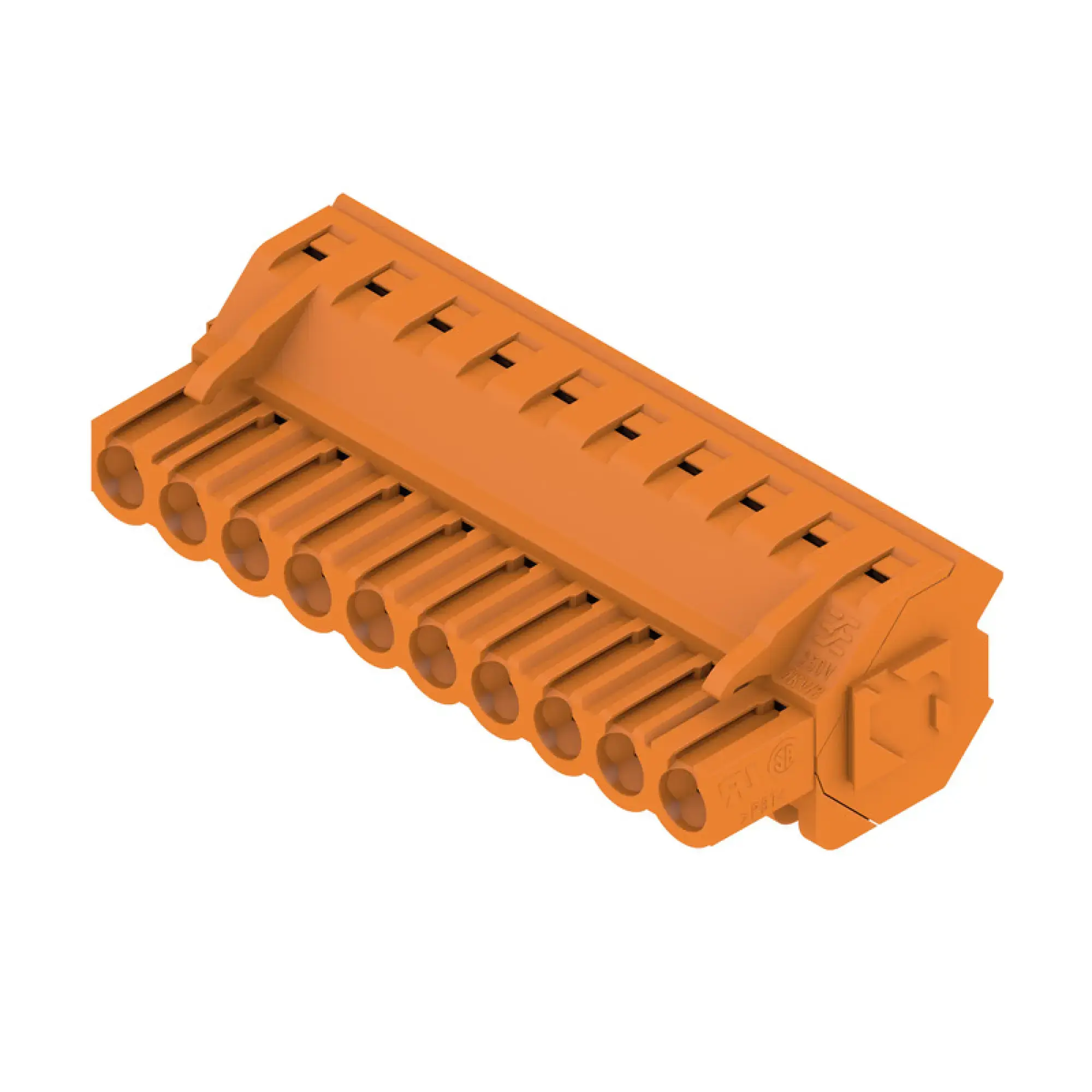 Weidmüller 1945830000 PCB connector (wire connection), 320 V, 17.5 A, Pitch in mm: 5.08, 4 mm², Number of poles: 10, Clamping yoke connection, Box (img_001)