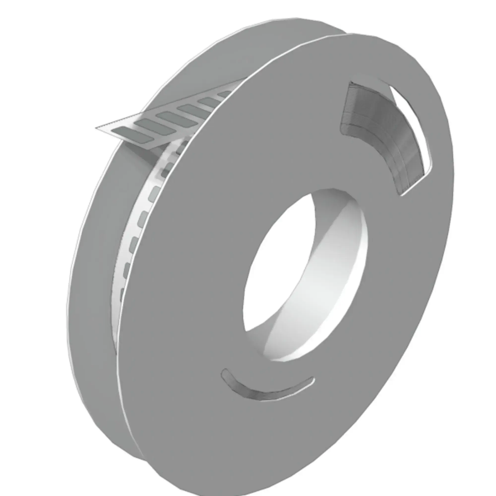Weidmüller 2885800000 Device marking, Width: 17 mm, Printed characters: without, Polyamide, silver (img_001)