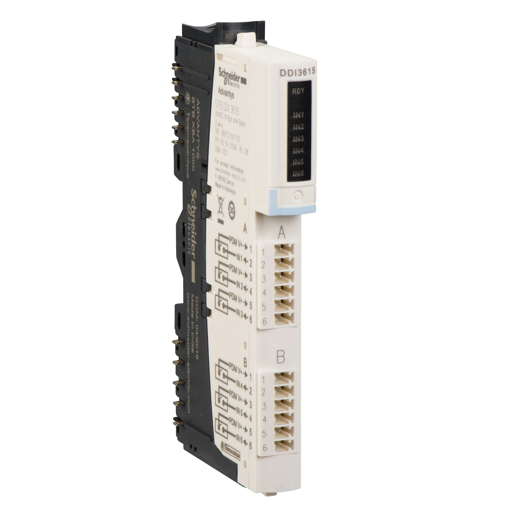 Schneider Electric STBDDI3615K Kit digital input module base STB, 24 V DC, 6 E (img_001)
