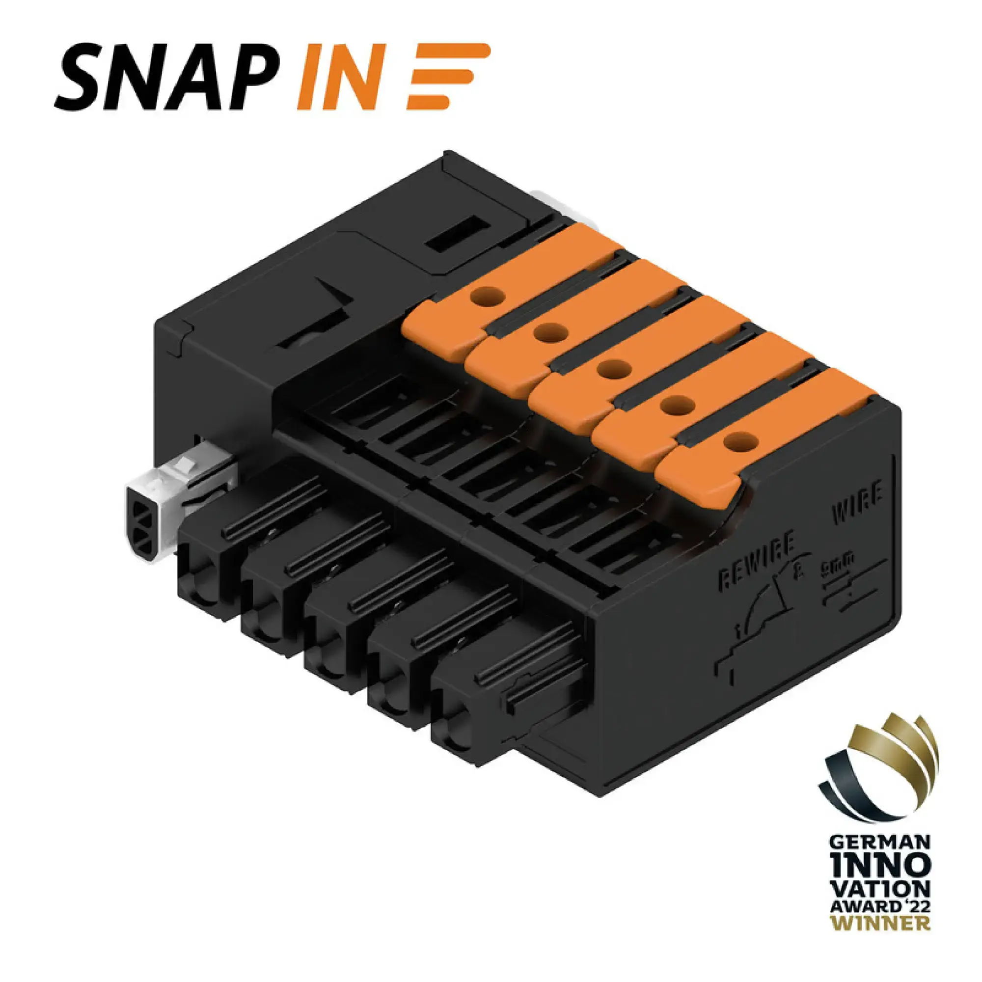 Weidmüller 2741800000 PCB connector (wire connection), 320 V, 26.8 A, Pitch in mm: 5.00, 4 mm², Number of poles: 5, SNAP IN, Box (img_001)