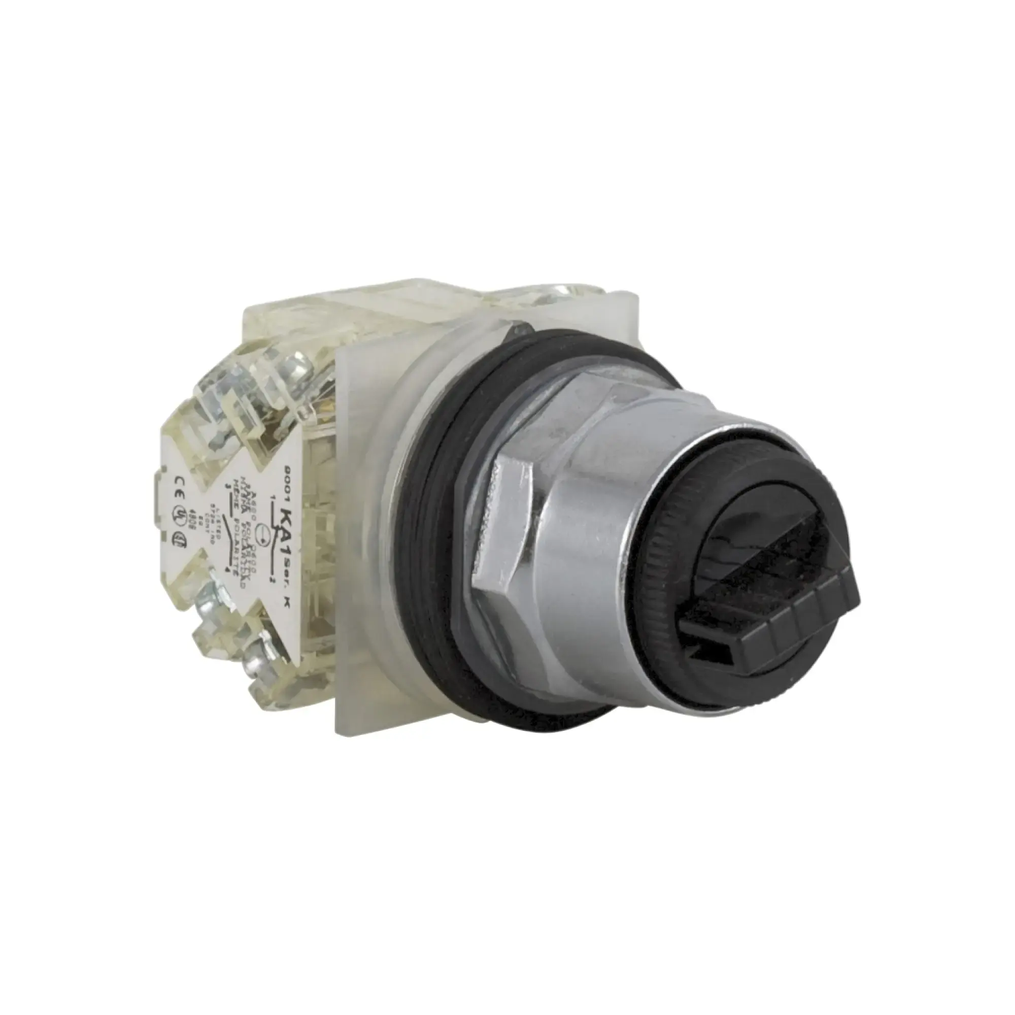 Schneider Electric 9001KS43BH2 Selector switch, black Ø 30, with toggle, 3 positions, 2NO+2NC (img_004)