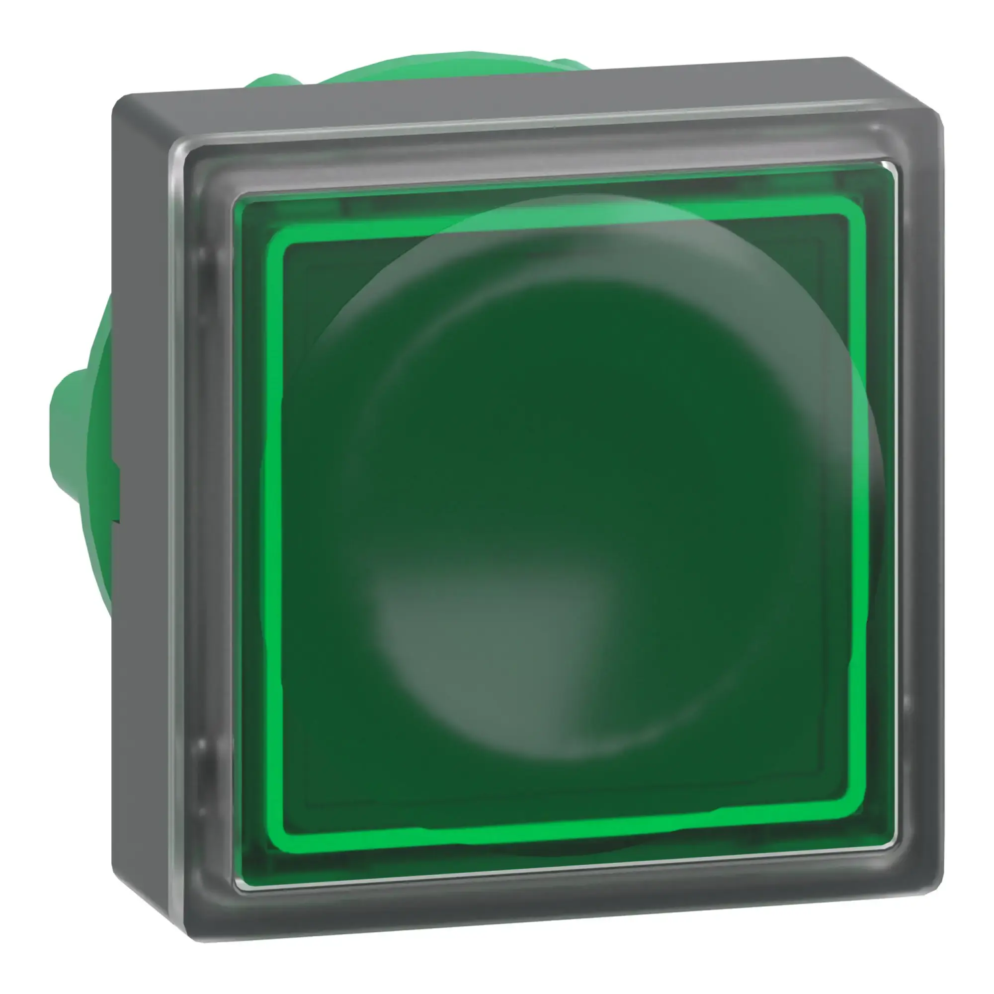 Schneider Electric ZB5CW333 Illuminated push-button, front element, Harmony XB5, plastic, 22mm, green, for universal LED, for insert label, square (img_008) Schneider Electric ZB5CW333 Illuminated push-button, front element, Harmony XB5, plastic, 22mm, green, for universal LED, for insert label, square (img_008)