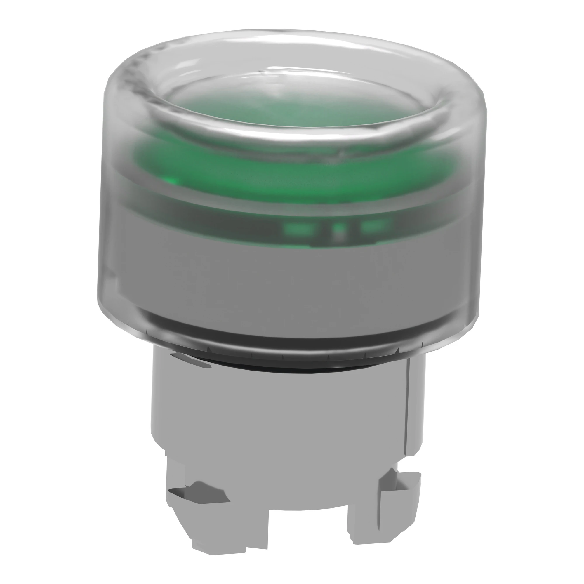 Schneider Electric ZB4BW533 Illuminated pushbutton, front element, Harmony XB4, metal, 22mm, green, momentary, with protective cap, for universal LED (img_005)
