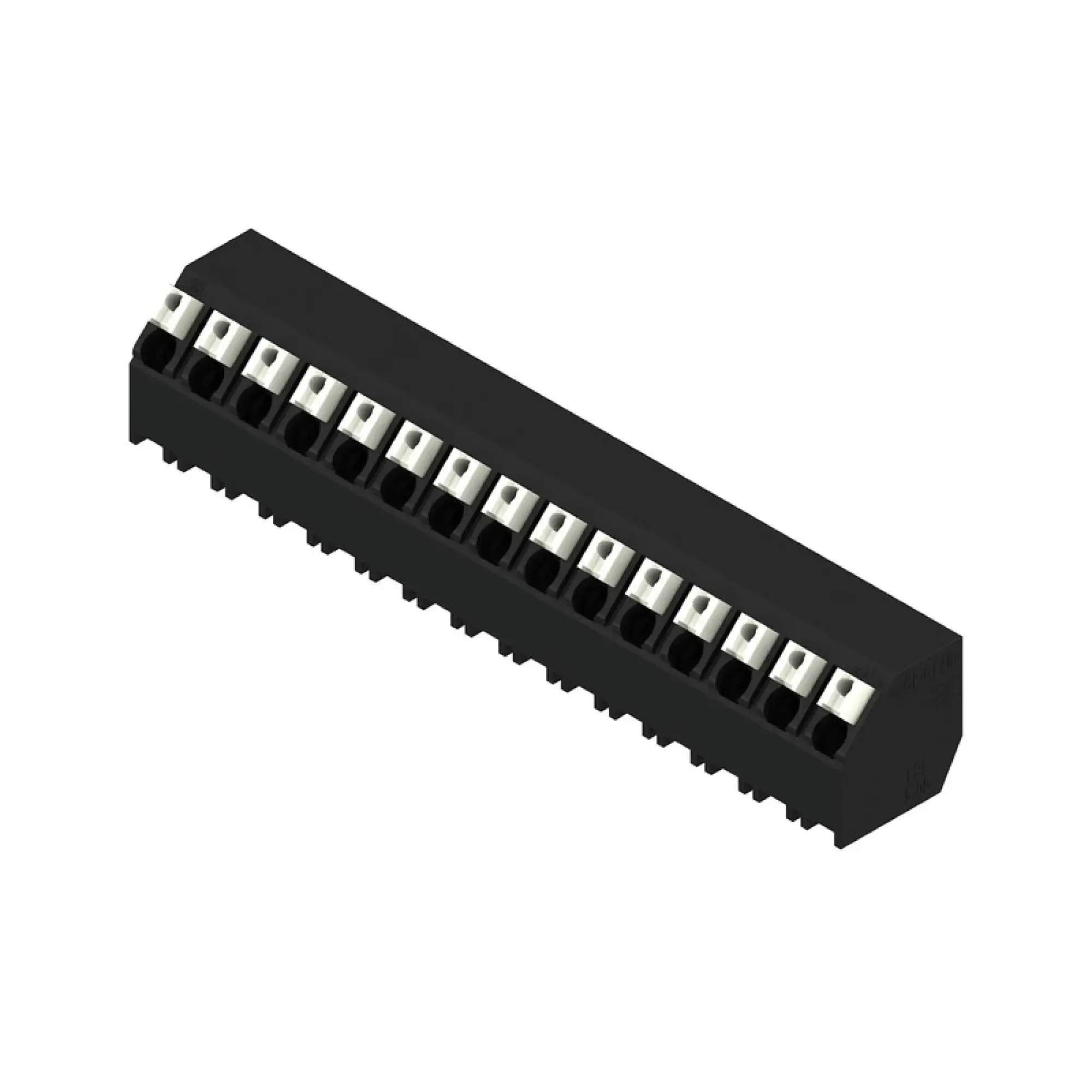 Weidmüller 1884710000 PCB terminal, 320 V, 17.5 A, Pitch in mm: 5.00, 1.5 mm², Number of poles: 15, PUSH IN with actuator, THT/THR solder connection, 135°, Tube (img_001)