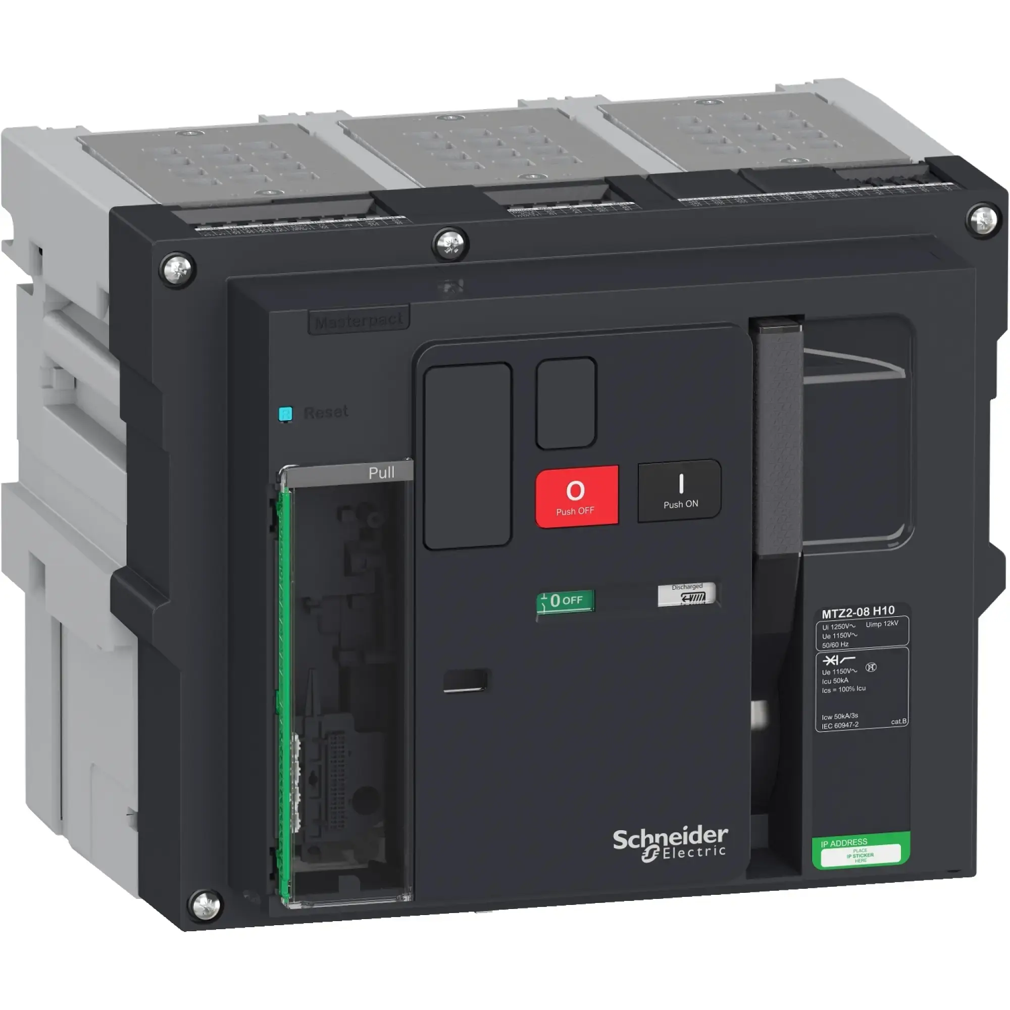 Schneider Electric LV848725 MasterPact MTZ2 800A H10 Icu=50kA/1150V 3P Basic Frame Plug-in (img_002)