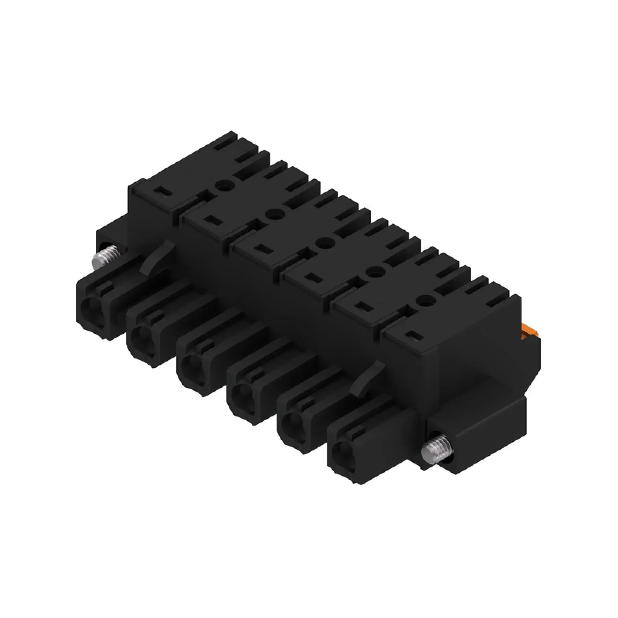 Weidmüller 1227490000 PCB connector (wire connection), 1000 V, 29 A, Pitch in mm: 7.62, 2.5 mm², Number of poles: 6, PUSH IN with actuator, Box (img_001)