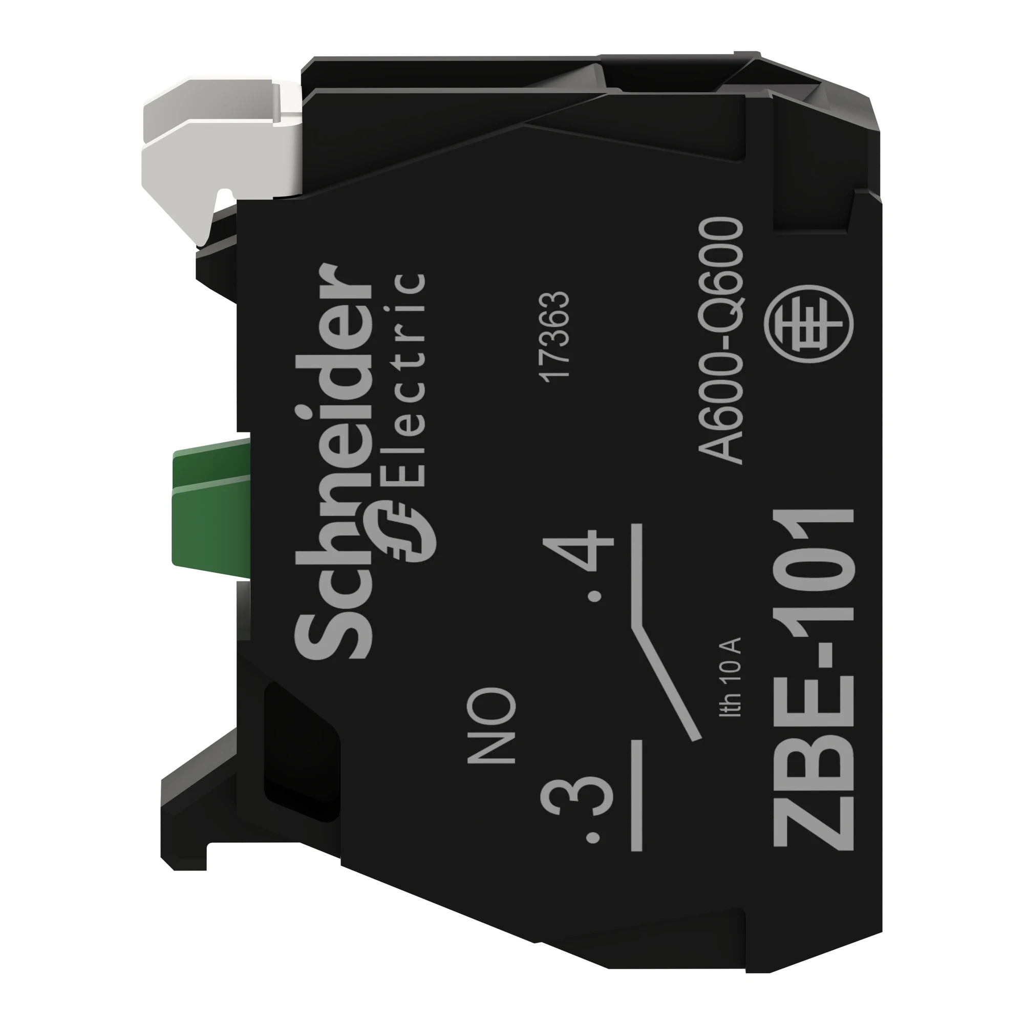 Schneider Electric ZBE101TQ Auxiliary switch, contact block, Harmony XB4 and XB5, 22mm, 30mm, screw terminal, 1NO, bulk pack (img_005) Schneider Electric ZBE101TQ Auxiliary switch, contact block, Harmony XB4 and XB5, 22mm, 30mm, screw terminal, 1NO, bulk pack (img_005)