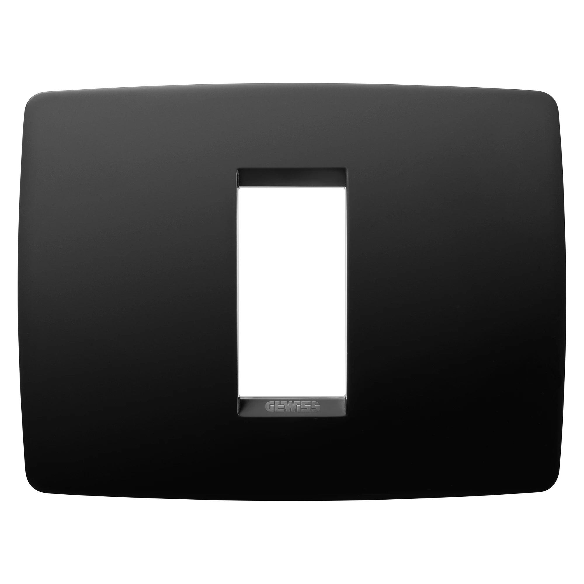 GEWISS GW16101TN ONE PLATE - IN TECHNOPOLYMER - 1 MODULE - TONER BLACK - CHORUSMART (img_001) GEWISS GW16101TN ONE PLATE - IN TECHNOPOLYMER - 1 MODULE - TONER BLACK - CHORUSMART (img_001)