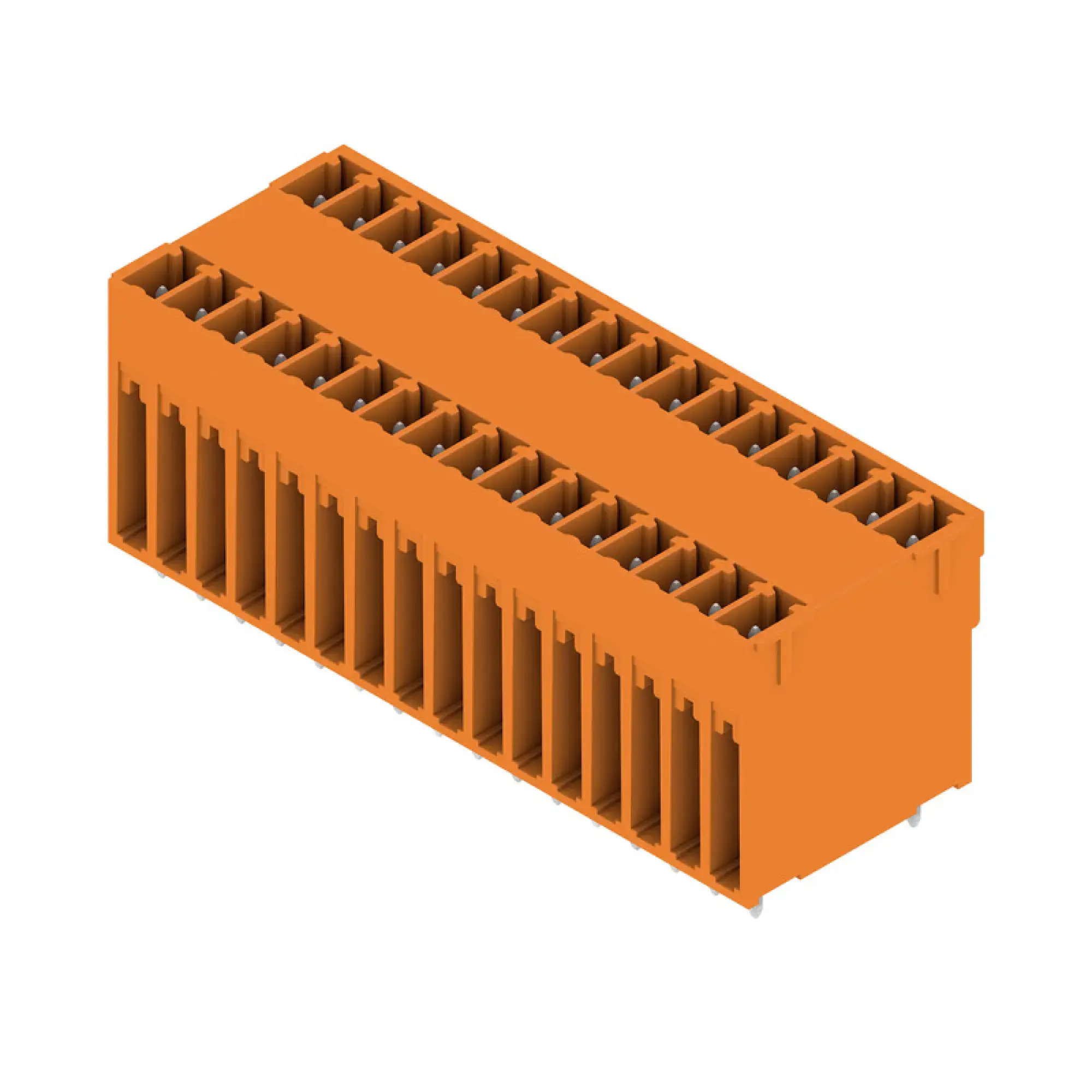 Weidmüller 1030080000 PCB connector (board connection), 160 V, 17.5 A, Pitch in mm: 3.81, Number of poles: 32, THT solder connection, Box (img_001)