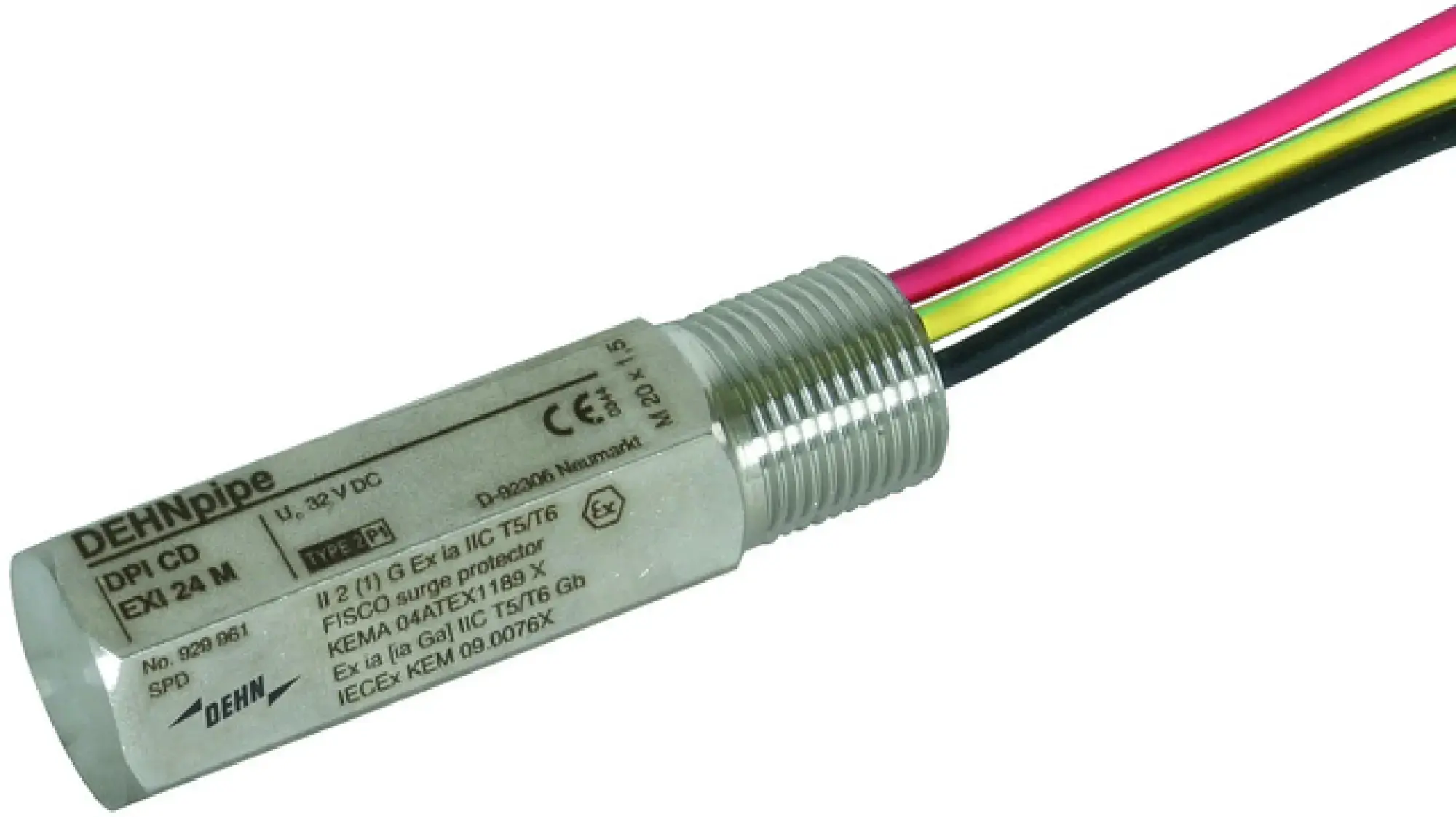 Dehn 929961 Surge arrester DEHNpipe Ex (i) with M20x1.5 external thread (img_003) Dehn 929961 Surge arrester DEHNpipe Ex (i) with M20x1.5 external thread (img_003)