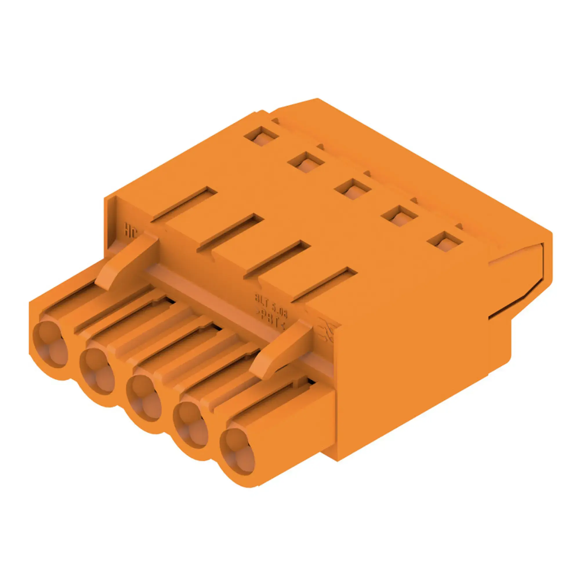 Weidmüller 1499860000 PCB connector (wire connection), 320 V, 27 A, Pitch in mm: 5.08, 2.5 mm², Number of poles: 5, TOP connection, Box (img_001) Weidmüller 1499860000 PCB connector (wire connection), 320 V, 27 A, Pitch in mm: 5.08, 2.5 mm², Number of poles: 5, TOP connection, Box (img_001)