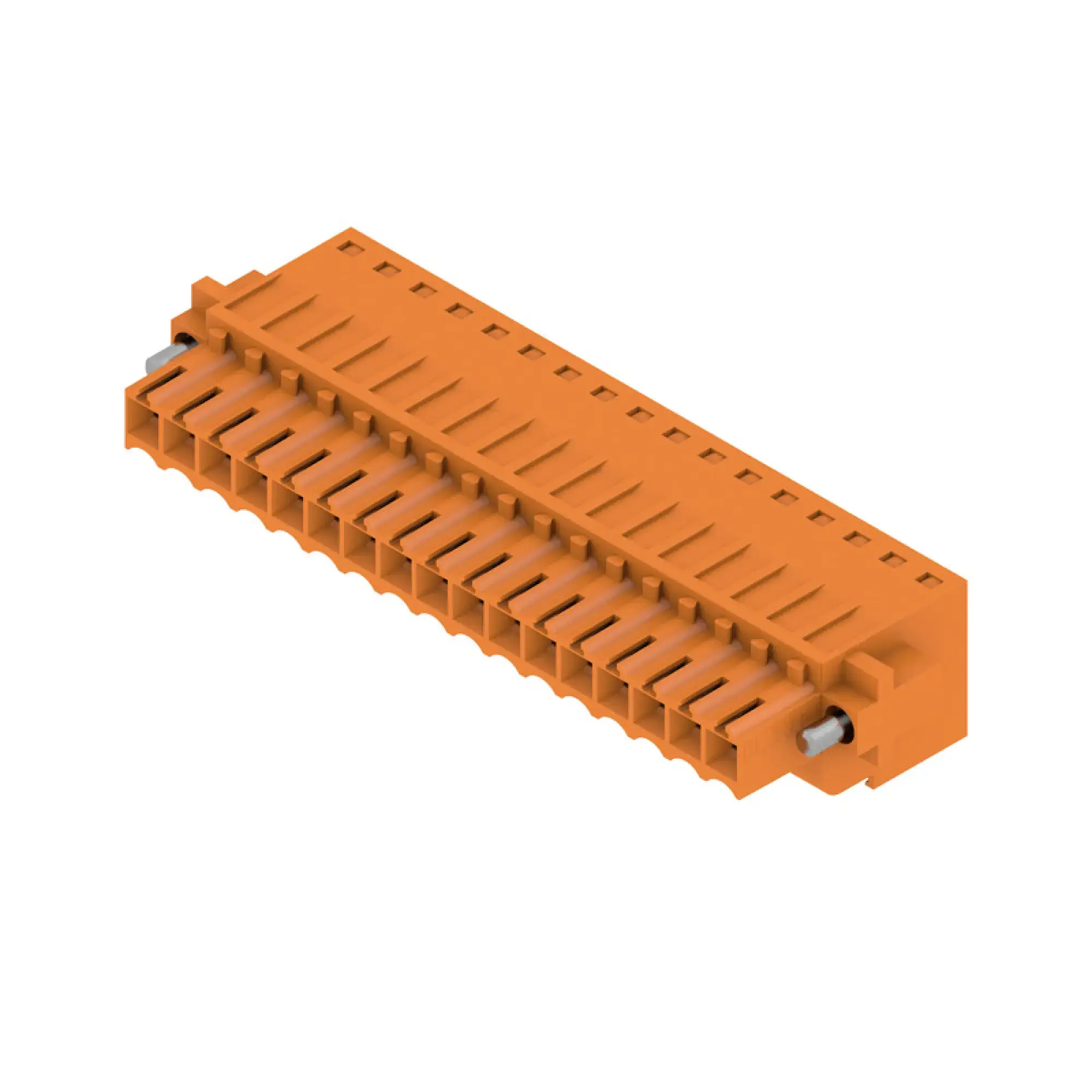 Weidmüller 1691030000 PCB connector (wire connection), 160 V, 14.5 A, Pitch in mm: 3.50, 1.5 mm², Number of poles: 17, Tension-clamp connection, Box BLZF 3.50/17/180F SN OR BX (img_001) Weidmüller 1691030000 PCB connector (wire connection), 160 V, 14.5 A, Pitch in mm: 3.50, 1.5 mm², Number of poles: 17, Tension-clamp connection, Box BLZF 3.50/17/180F SN OR BX (img_001)