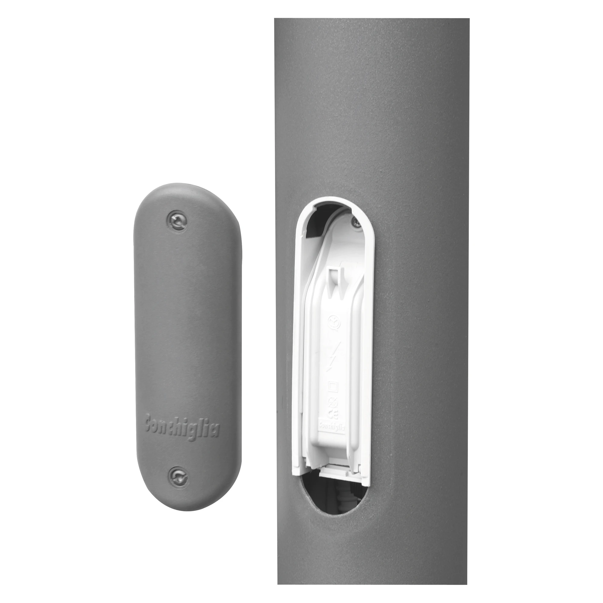 GEWISS GW84096 Lichtmast konisch L= 5.500mm inkl Erdstueck D=60mm Graphitgrau (img_001) GEWISS GW84096 Lichtmast konisch L= 5.500mm inkl Erdstueck D=60mm Graphitgrau (img_001)