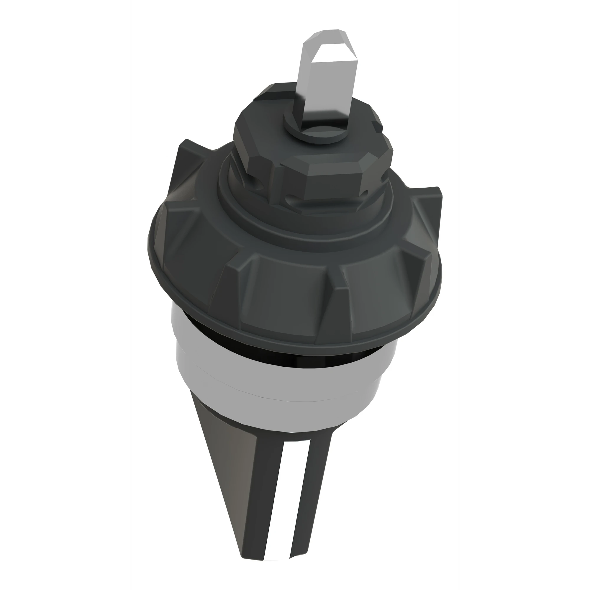 Schneider Electric KBA1H Actuation element with front ring Ø 29mm, plastic front, silver finish, toggle, black (img_006) Schneider Electric KBA1H Actuation element with front ring Ø 29mm, plastic front, silver finish, toggle, black (img_006)