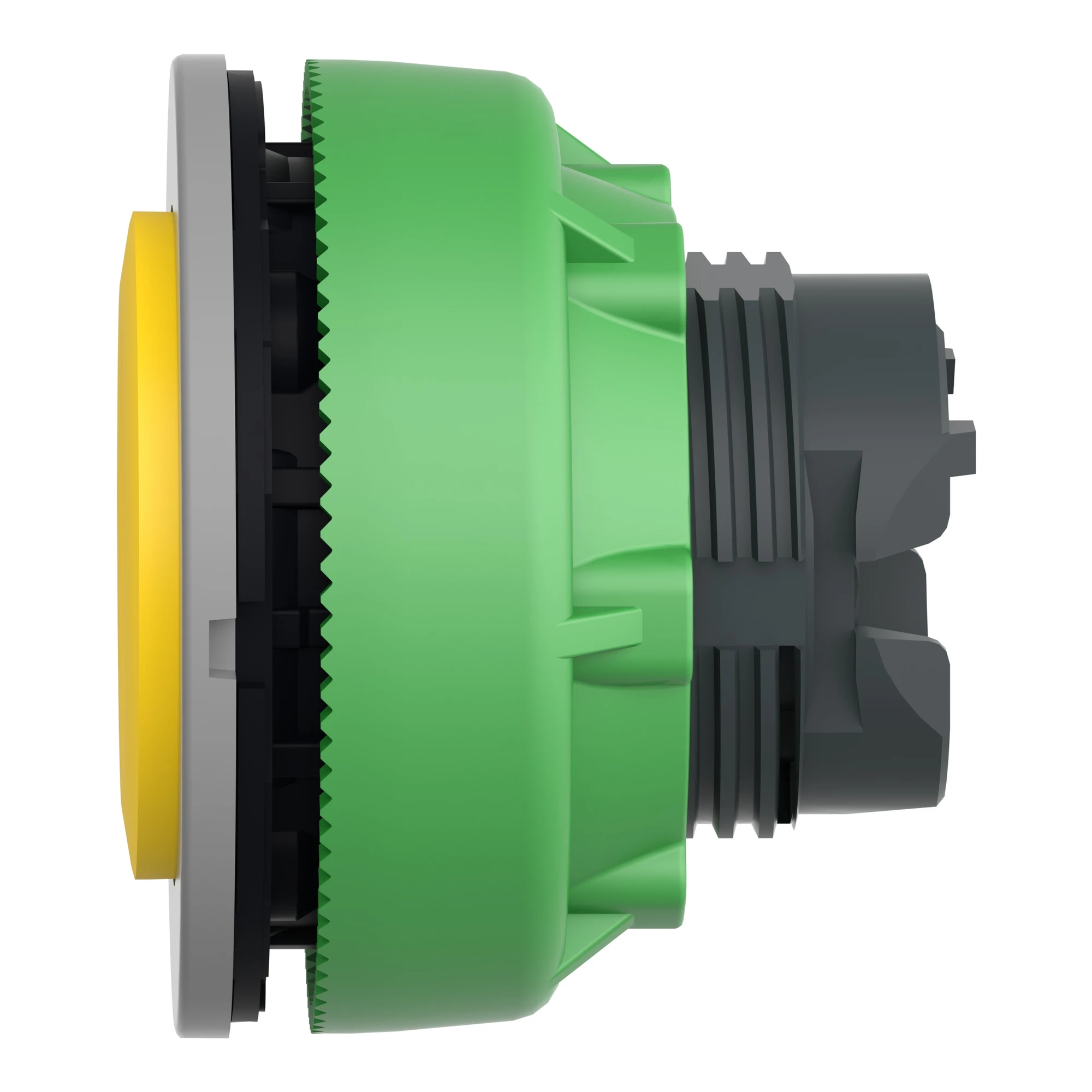 Schneider Electric ZB5FL5C0 Pushbutton, Front Element, Harmony XB5F, Plastic, 30mm, Light Grey, Yellow, Projecting, Unlabelled, Momentary (img_006) Schneider Electric ZB5FL5C0 Pushbutton, Front Element, Harmony XB5F, Plastic, 30mm, Light Grey, Yellow, Projecting, Unlabelled, Momentary (img_006)