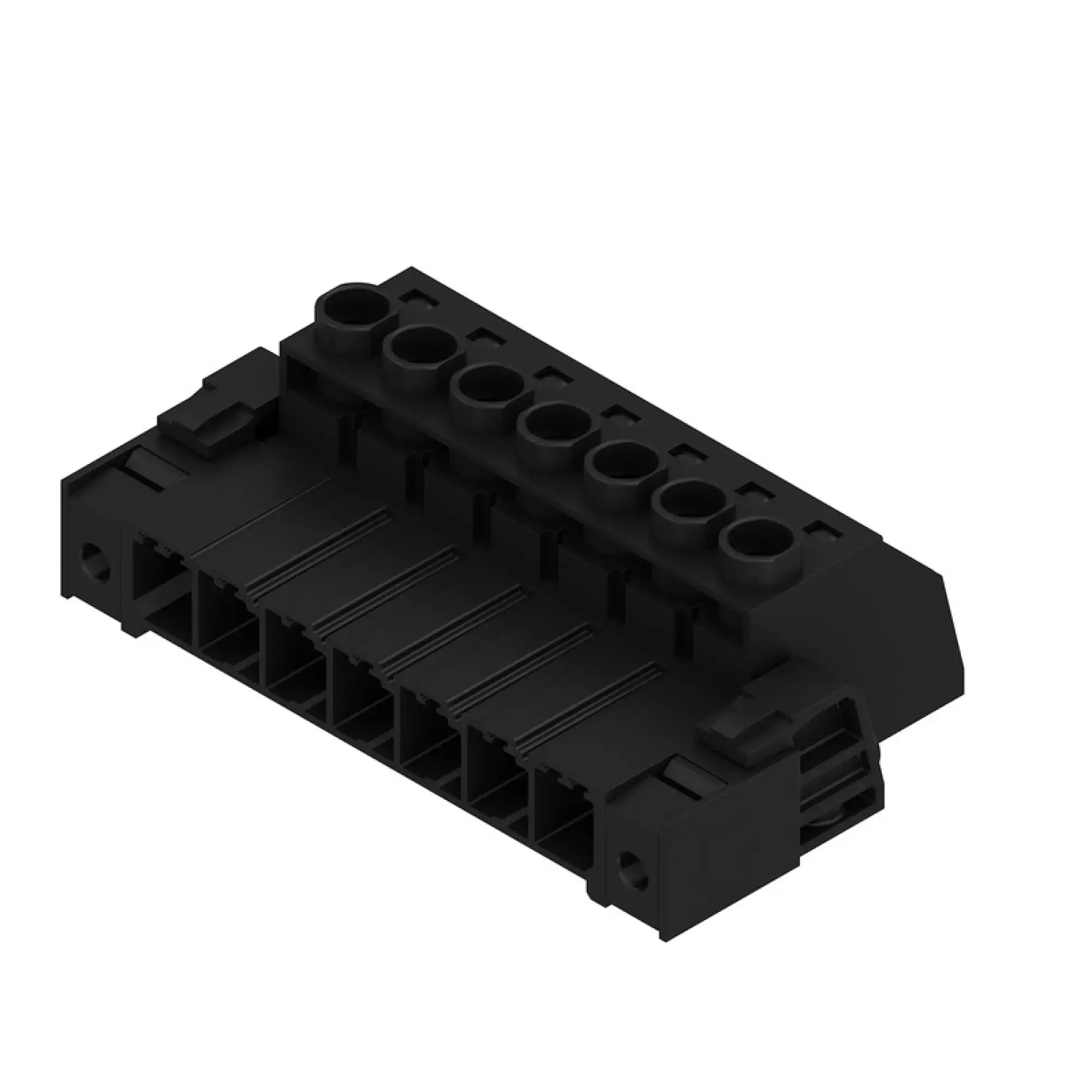 Weidmüller 1931860000 PCB connector (wire connection), 1000 V, 57 A, Pitch in mm: 7.62, 6 mm², Number of poles: 7, Clamping yoke connection, Box (img_001) Weidmüller 1931860000 PCB connector (wire connection), 1000 V, 57 A, Pitch in mm: 7.62, 6 mm², Number of poles: 7, Clamping yoke connection, Box (img_001)