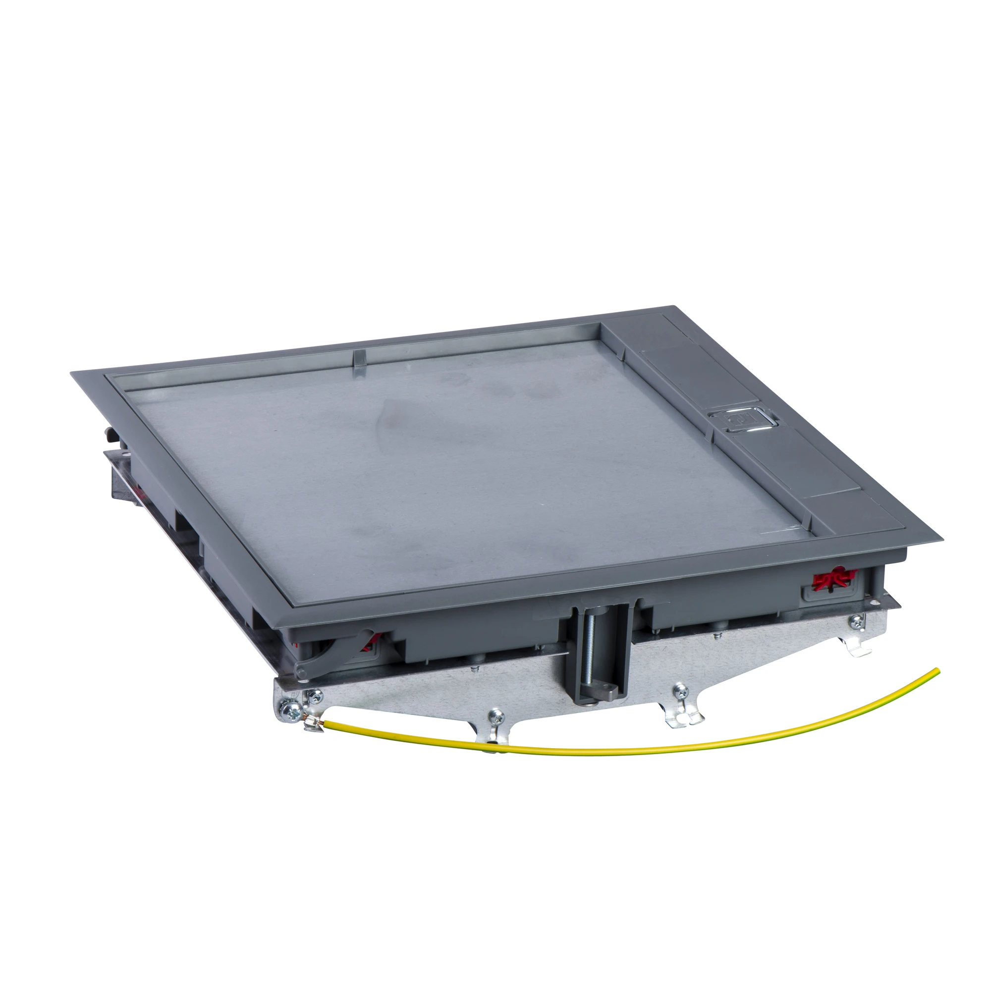 Schneider Electric 5197055 FLOOR TANK UFB900 complete grey similar RAL 7011 73x310x310mm (img_001) Schneider Electric 5197055 FLOOR TANK UFB900 complete grey similar RAL 7011 73x310x310mm (img_001)