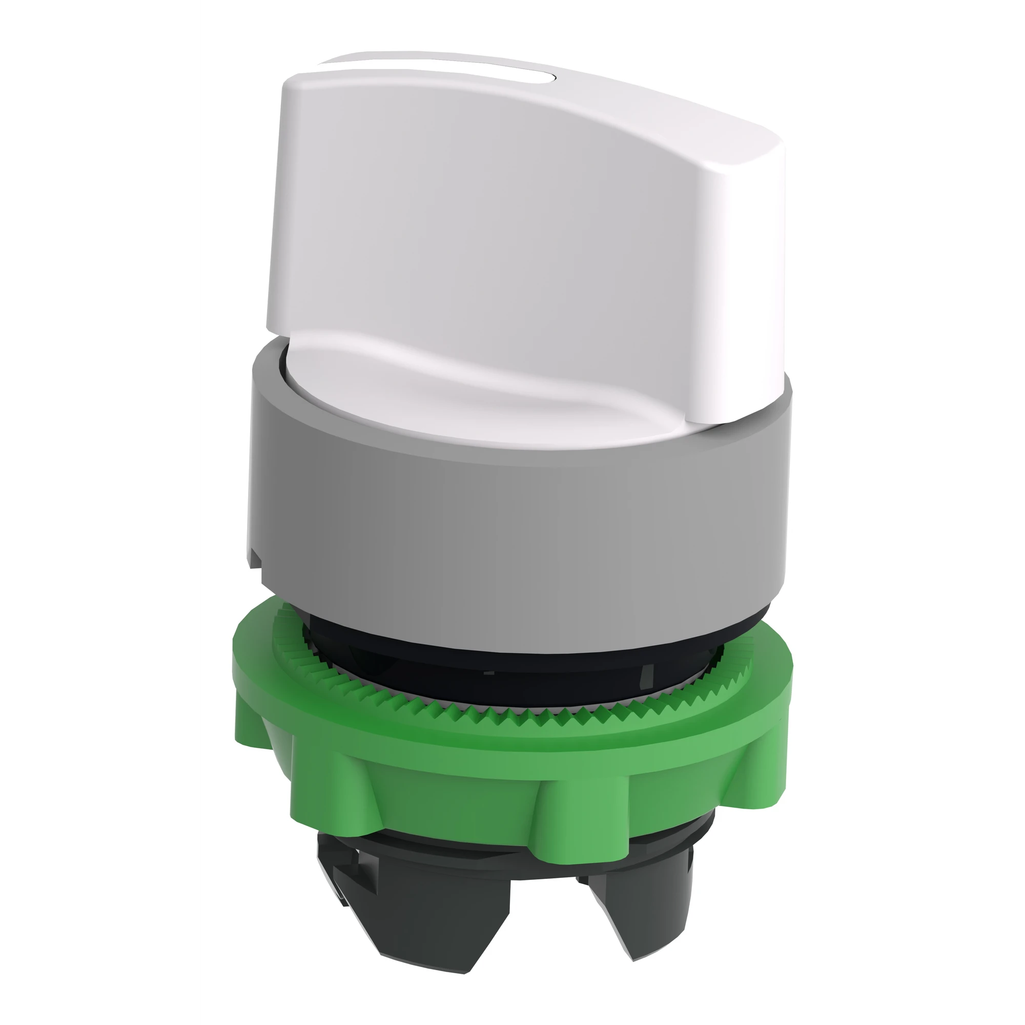 Schneider Electric ZB5AD401C0 Selector switch, front element, Harmony XB5, plastic, 22mm, light grey, white, 2 positions, momentary (img_006) Schneider Electric ZB5AD401C0 Selector switch, front element, Harmony XB5, plastic, 22mm, light grey, white, 2 positions, momentary (img_006)