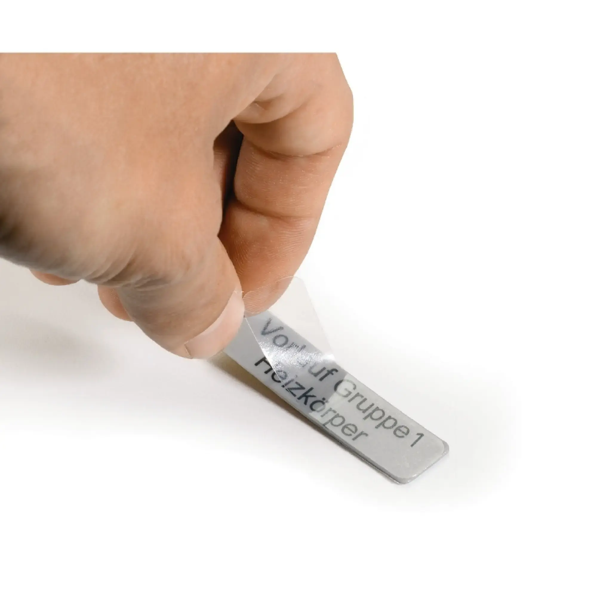 Weidmüller 1880850000 Device marking holder, Width: 17 mm, Transparent, Polyester film, Permanent acrylic copolymer, UL 94 flammability rating: V-2, Operating temperature r (img_001)