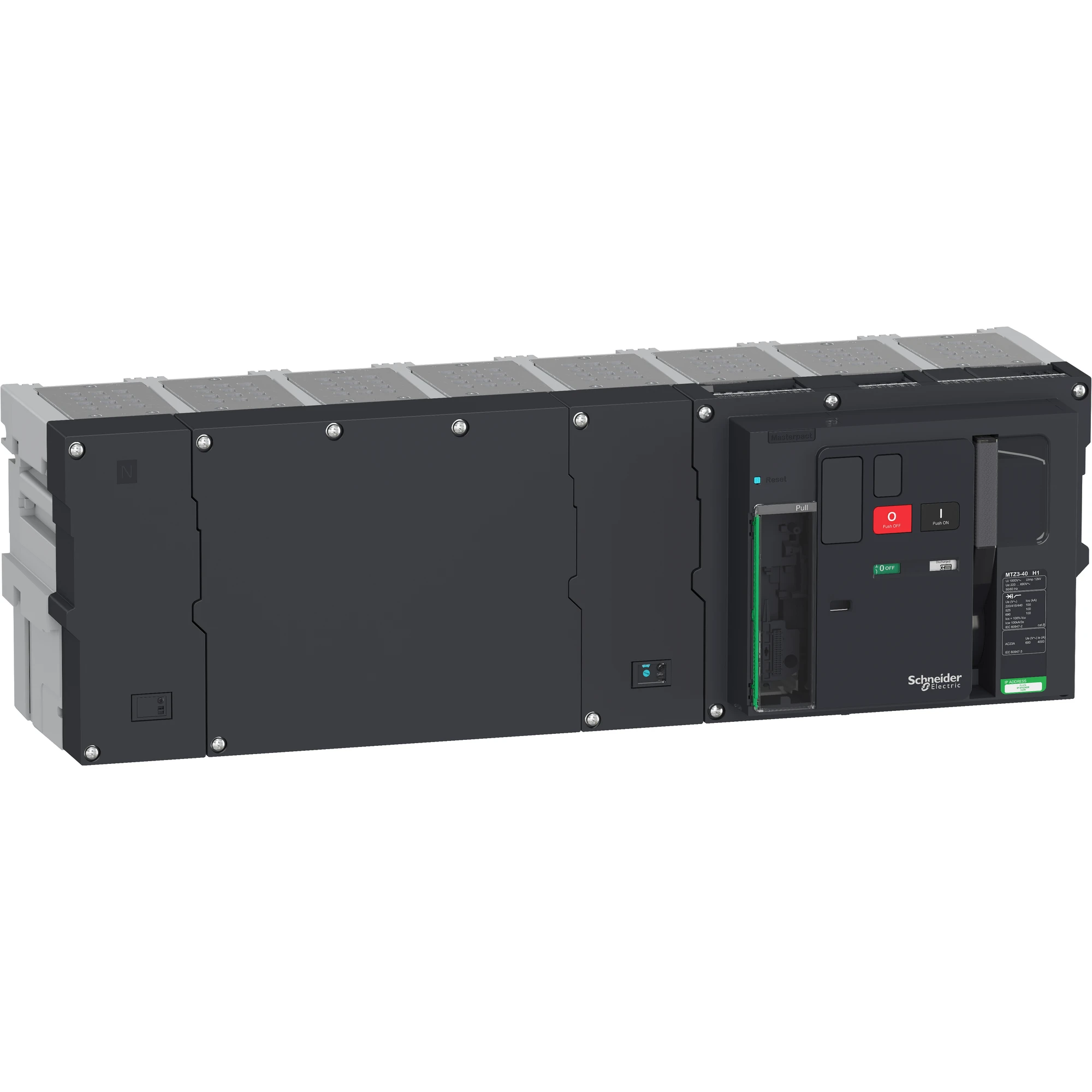 Schneider Electric LV848345 MasterPact MTZ3 5000A H1 Icu=100kA/440V 4P Base Frame Plug-in (img_001) Schneider Electric LV848345 MasterPact MTZ3 5000A H1 Icu=100kA/440V 4P Base Frame Plug-in (img_001)