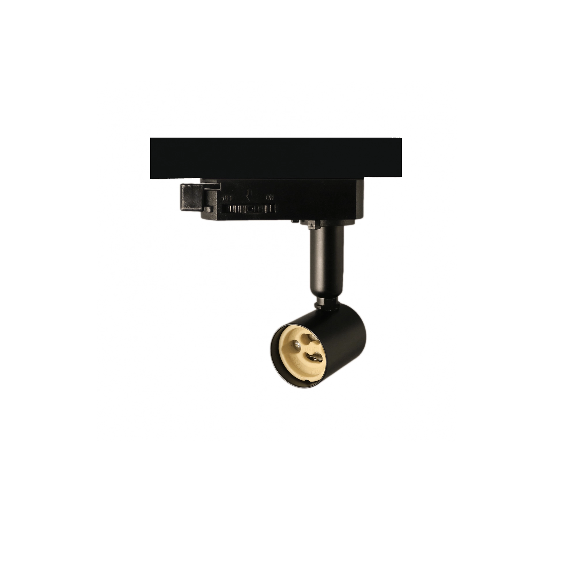 WSU Lights 3-phasen LED Strahler mit GU10 Fassung schwarz - 30x37mm WSU Lights 3-phasen LED Strahler mit GU10 Fassung schwarz - 30x37mm