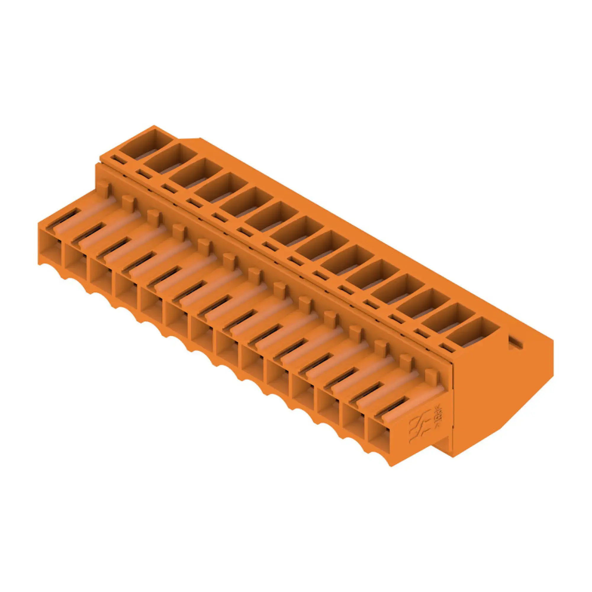 Weidmüller 1638670000 PCB connector (wire connection), 160 V, 12 A, Pitch in mm: 3.50, 1.5 mm², Number of poles: 14, Clamping yoke connection, Box (img_001)