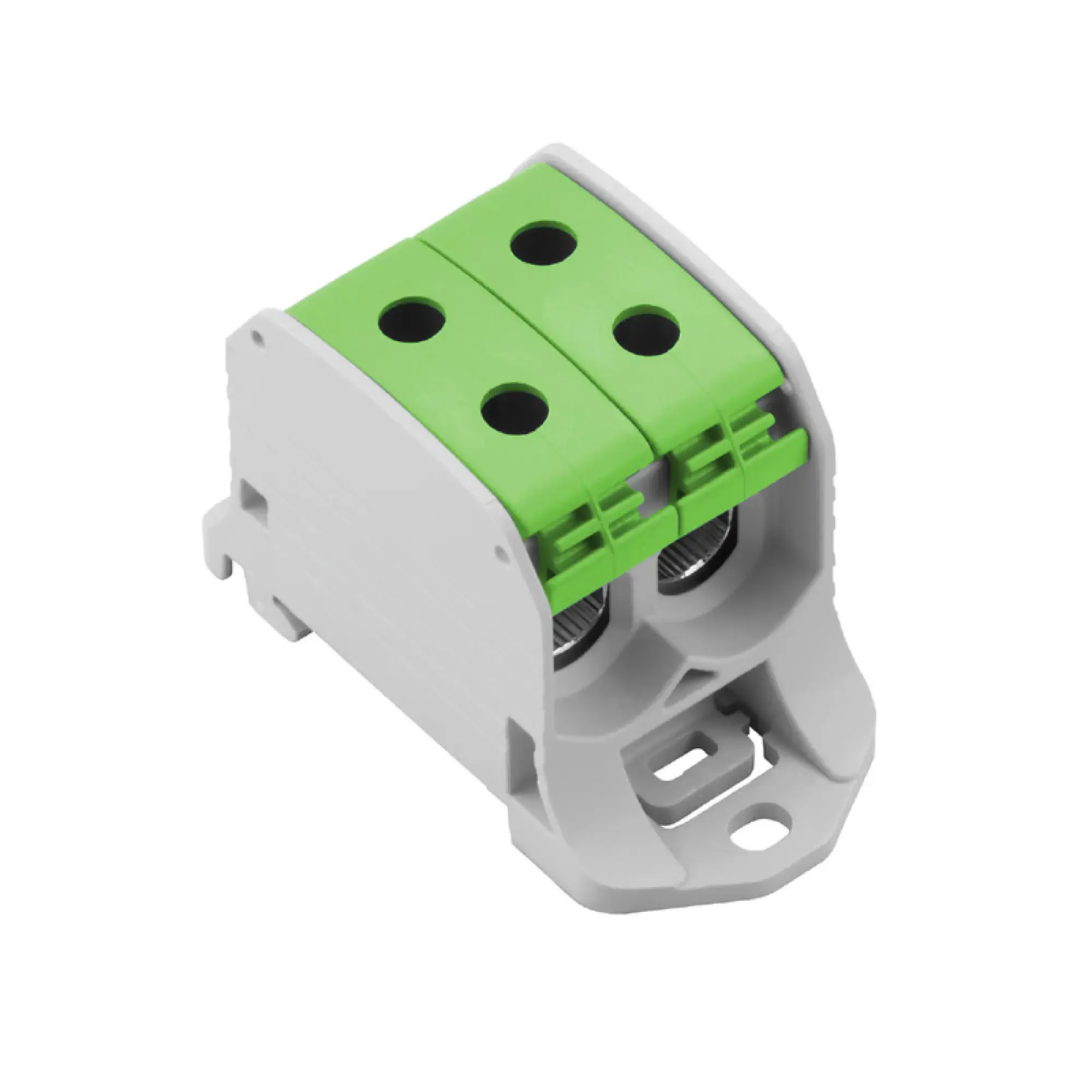 Weidmüller 2502600000 Potential distributor terminal, Screw connection, green, 50 mm², 150 A, 1000 V, Number of connections: 4, Number of levels: 1, TS 35, V-0, Wemid (img_001) Weidmüller 2502600000 Potential distributor terminal, Screw connection, green, 50 mm², 150 A, 1000 V, Number of connections: 4, Number of levels: 1, TS 35, V-0, Wemid (img_001)