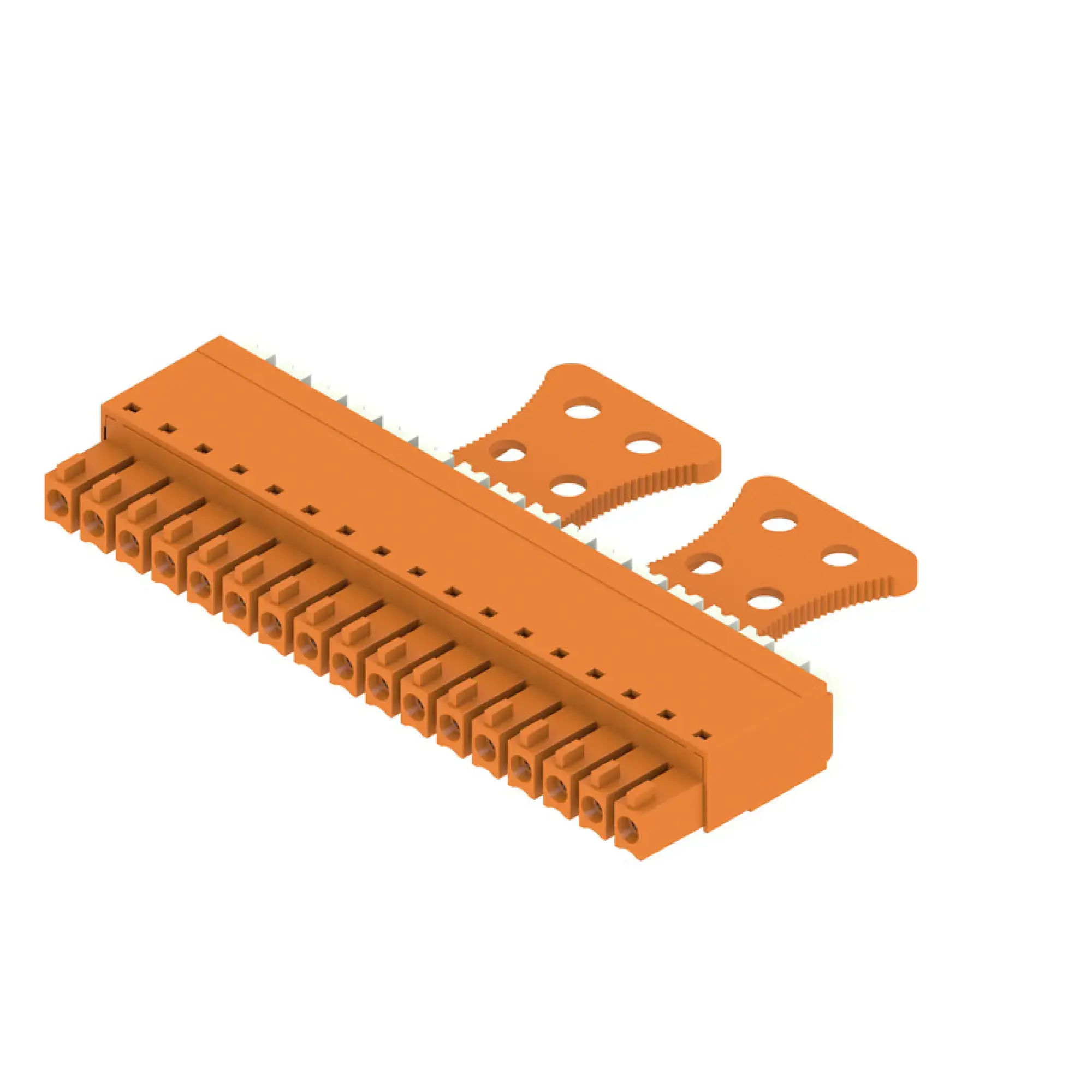 Weidmüller 1235930000 PCB connector (wire connection), 160 V, 17.5 A, Pitch in mm: 3.81, 1.5 mm², Number of poles: 17, PUSH IN with actuator, Box (img_001)