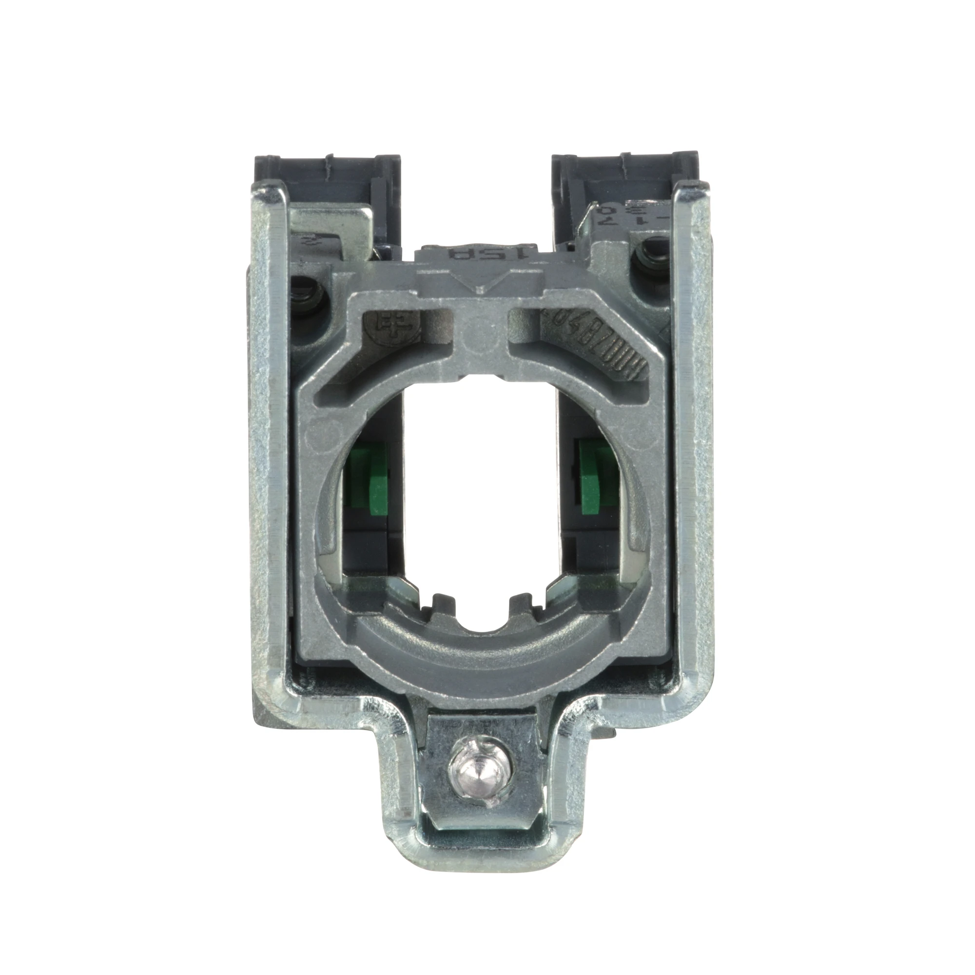 Schneider Electric ZB4BZ103 Auxiliary contact block with mounting flange, Harmony XB4, metal, 22mm, 30mm, 2S, screw terminal (img_002) Schneider Electric ZB4BZ103 Auxiliary contact block with mounting flange, Harmony XB4, metal, 22mm, 30mm, 2S, screw terminal (img_002)