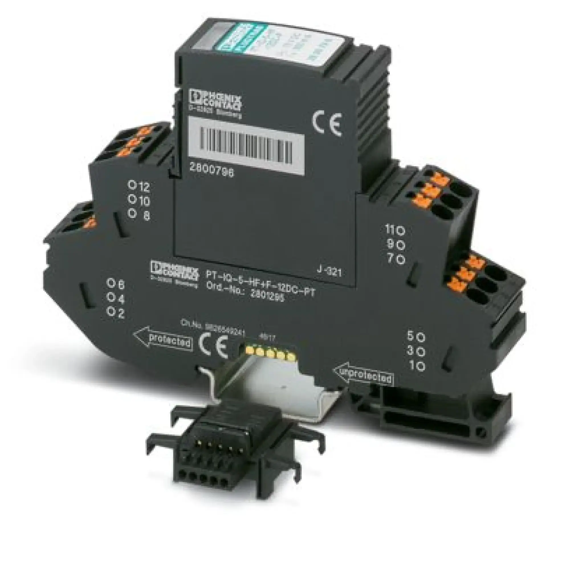 Phoenix Contact 2801295 Surge protection device PT-IQ-5-HF+F-12DC-PT (img_001)