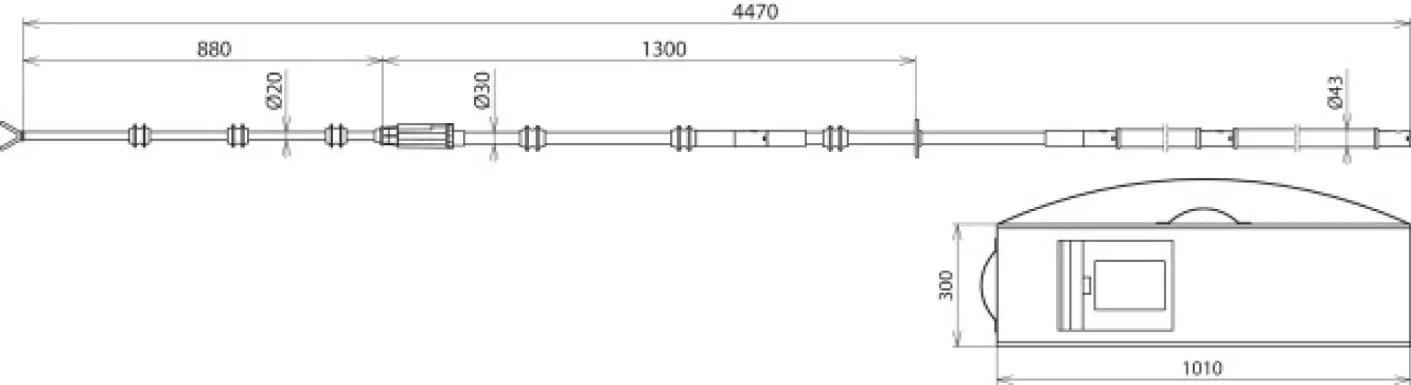Dehn 769712 Voltage detector kit PHE III 60...110kV Cat.S f.switchgear/overhead lines,CODED (img_002)