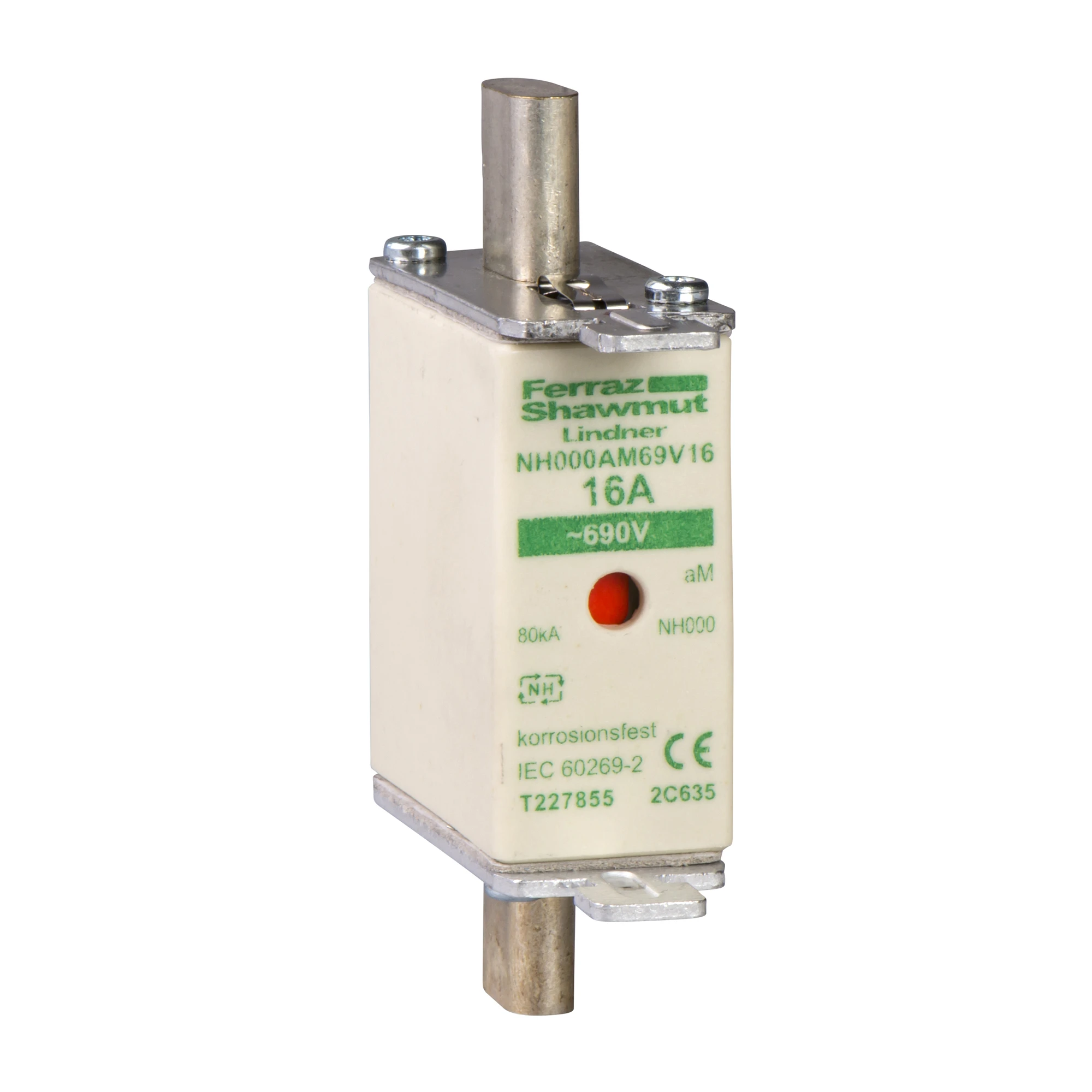 Schneider Electric DF2HA1201 Fuse DF2-HA, gG/aM- Size 1, Blade Contacts, 200A/500V, pack of 3 (img_001)