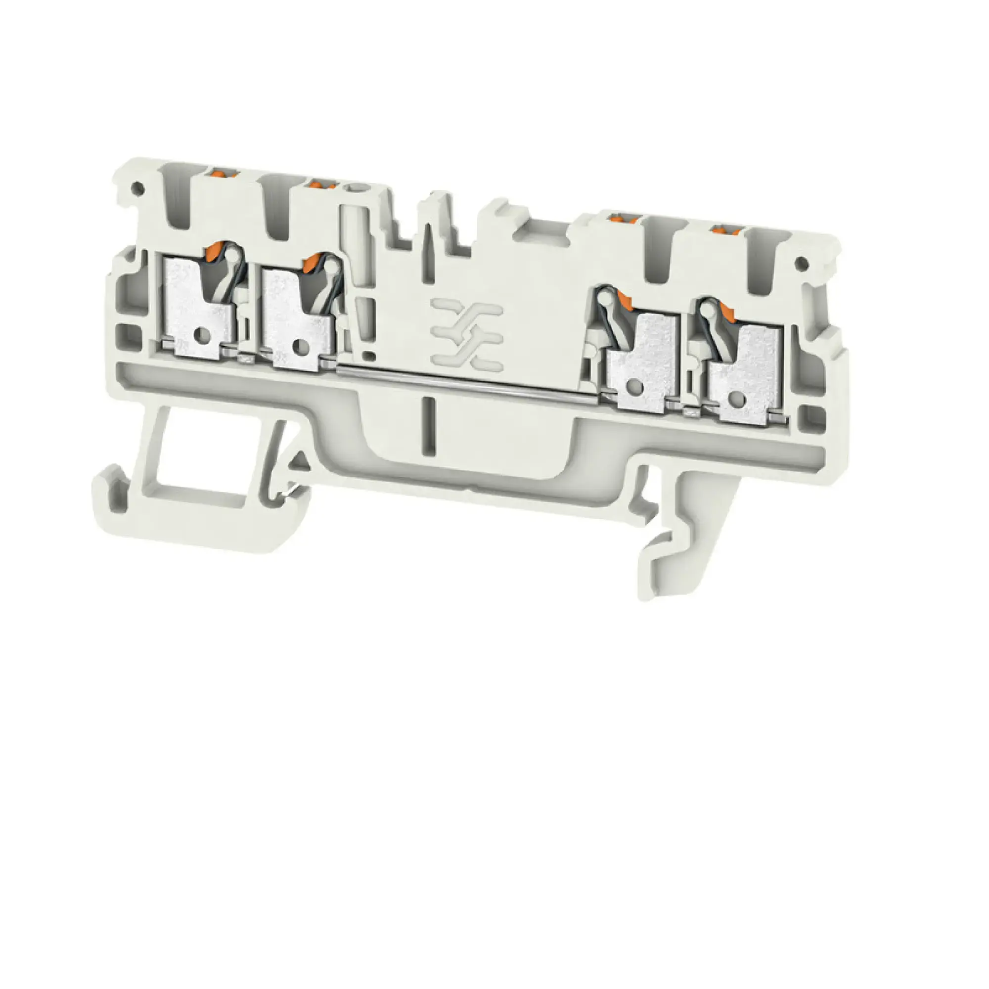 Weidmüller 2534420000 Feed-through terminal block, PUSH IN, Light Grey, 1.5 mm², 17.5 A, 500 V, Number of connections: 4 (img_001) Weidmüller 2534420000 Feed-through terminal block, PUSH IN, Light Grey, 1.5 mm², 17.5 A, 500 V, Number of connections: 4 (img_001)