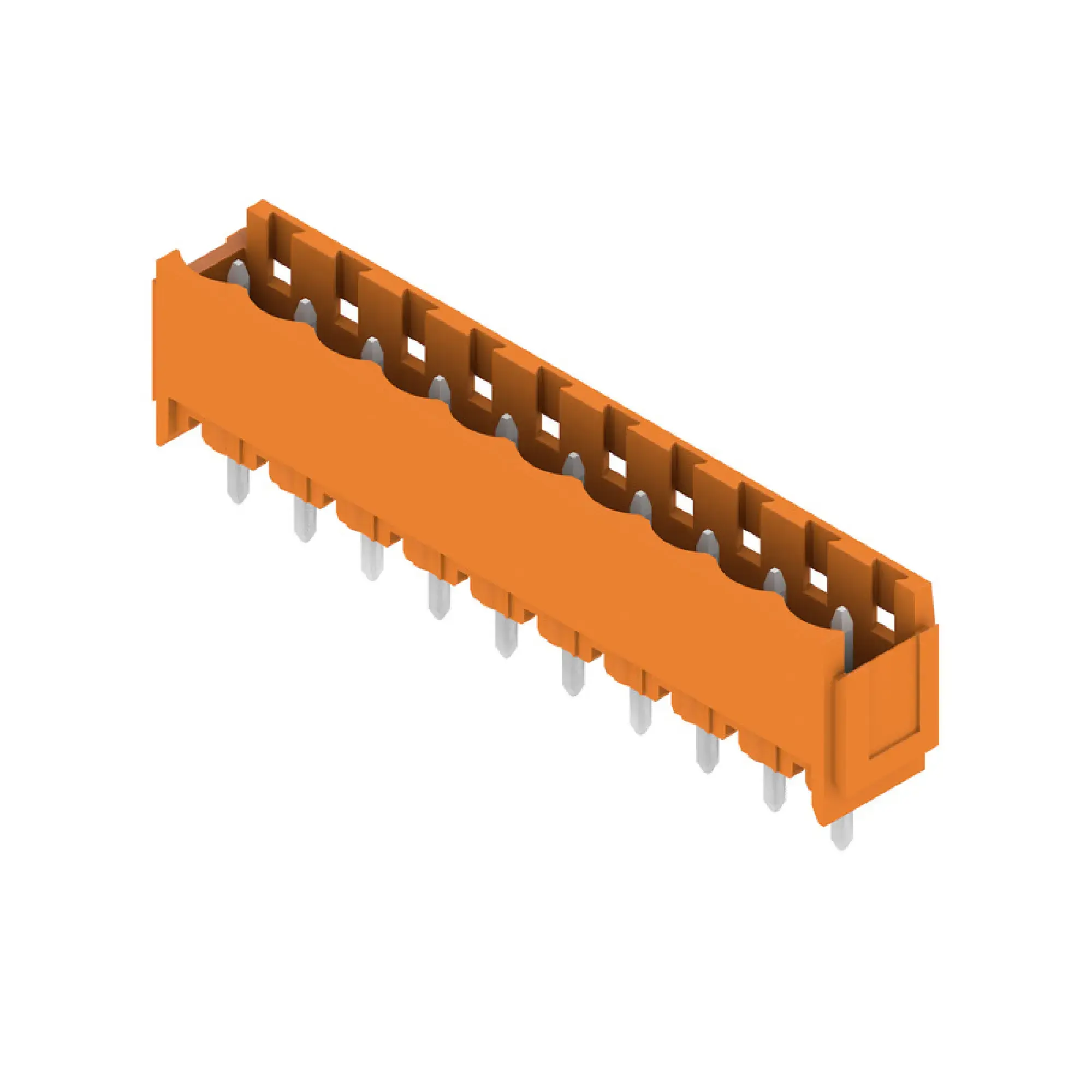 Weidmüller 2496250000 PCB connector (board connection), 320 V, 24 A, Pitch in mm: 5.08, Number of poles: 10, THT solder connection, Box (img_001) Weidmüller 2496250000 PCB connector (board connection), 320 V, 24 A, Pitch in mm: 5.08, Number of poles: 10, THT solder connection, Box (img_001)
