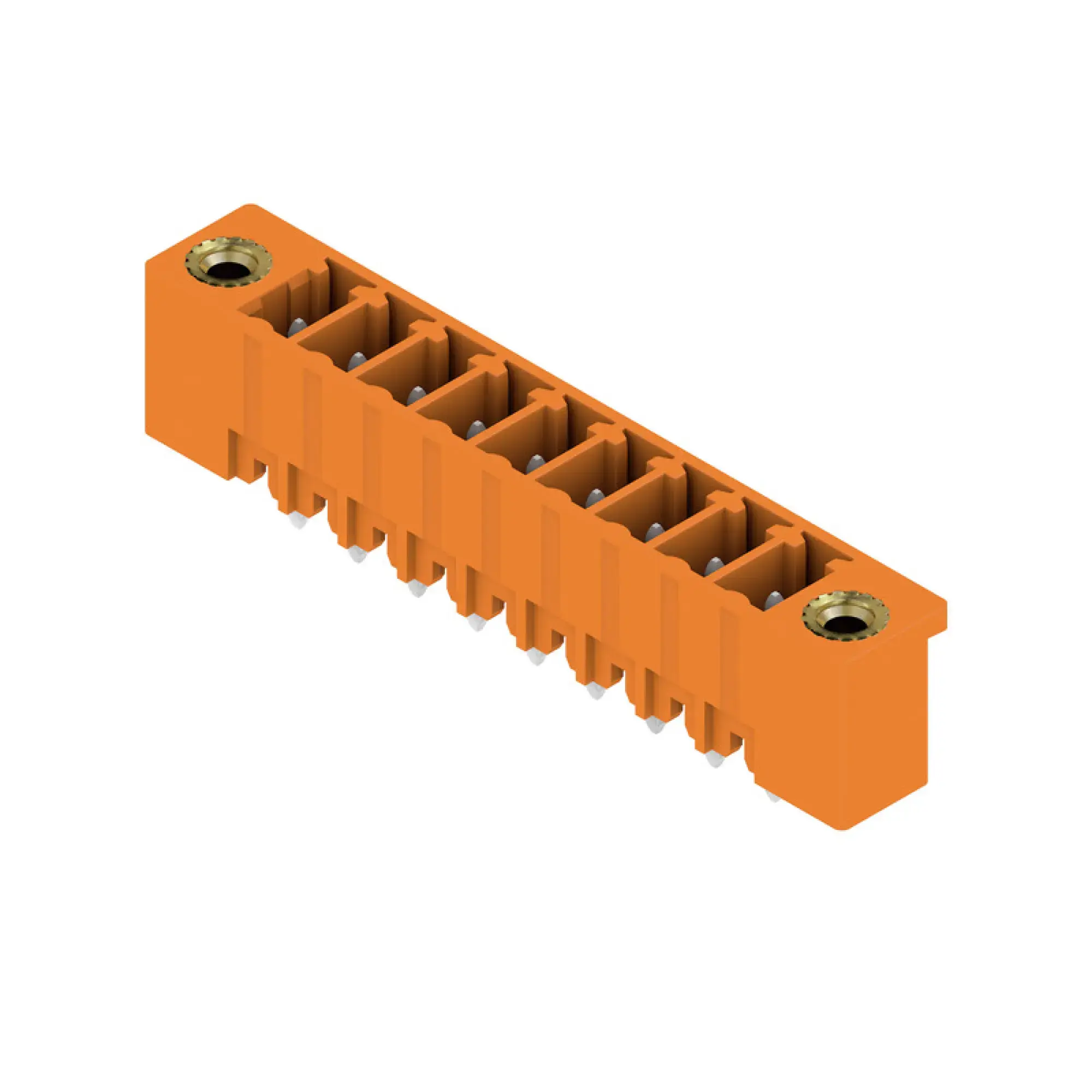 Weidmüller 1943250000 PCB connector (board connection), 160 V, 17.5 A, Pitch in mm: 3.81, Number of poles: 9, THT solder connection, Box (img_001)