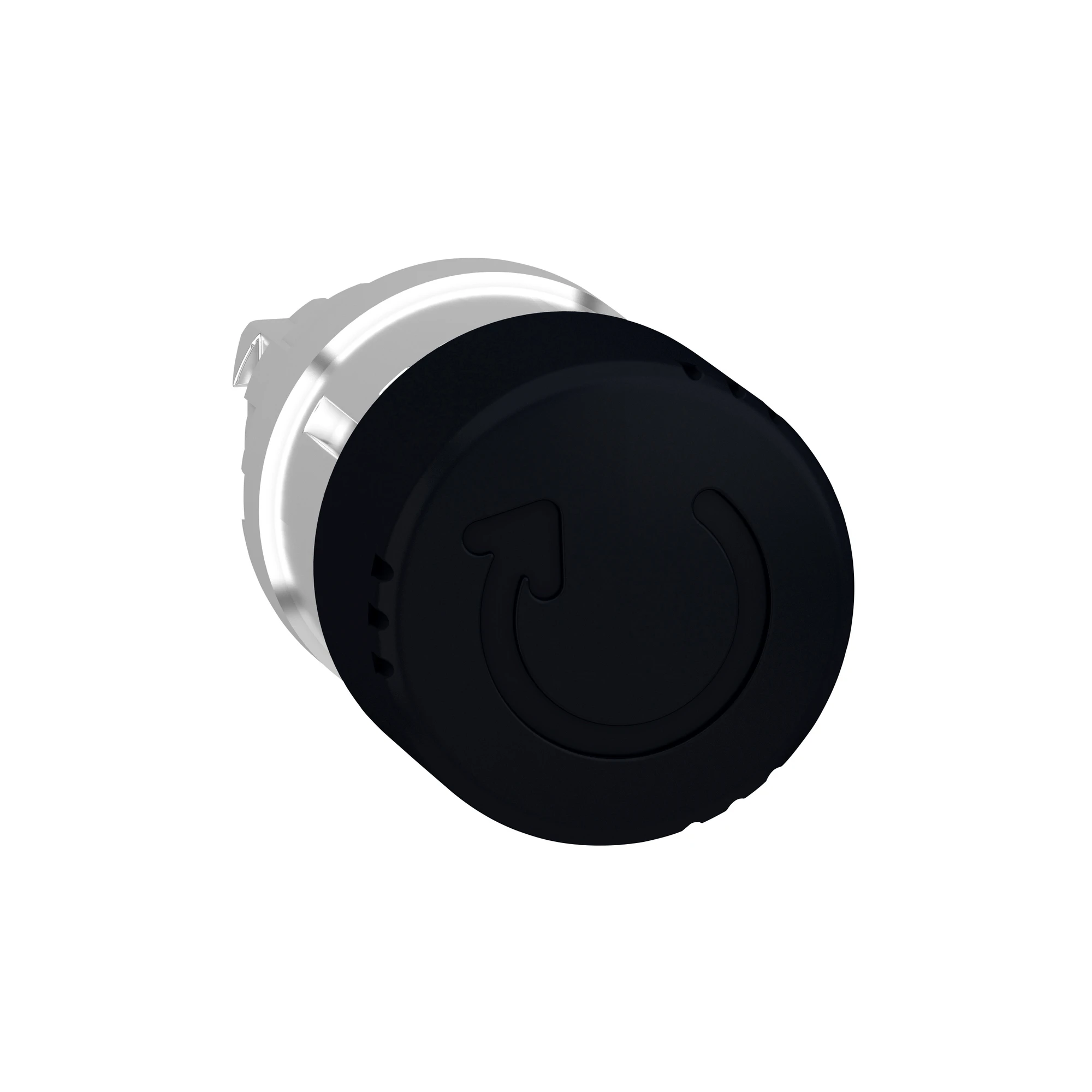 Schneider Electric ZB4BS42 Mushroom Push Button, Front Element, Harmony XB4, Metal, 22mm, Black, Mushroom 30mm, Twist Release (img_001)