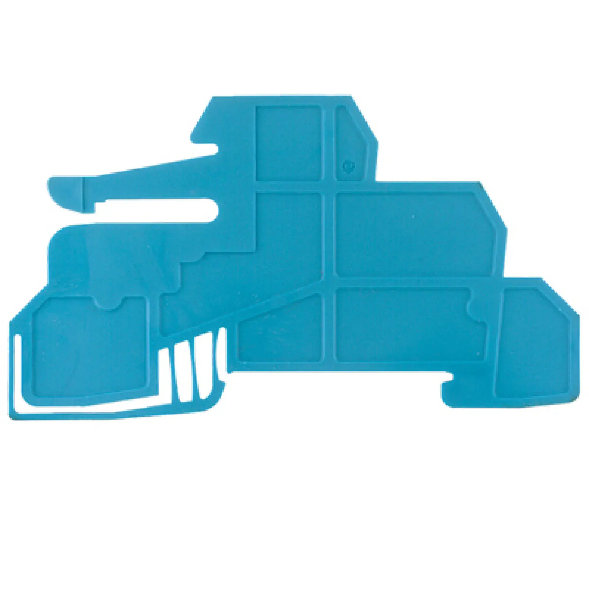 Weidmüller 1067980000 End and partition plate for terminals, blue, Height: 84.5 mm, Width: 2 mm, V-0, Wemid (img_001)