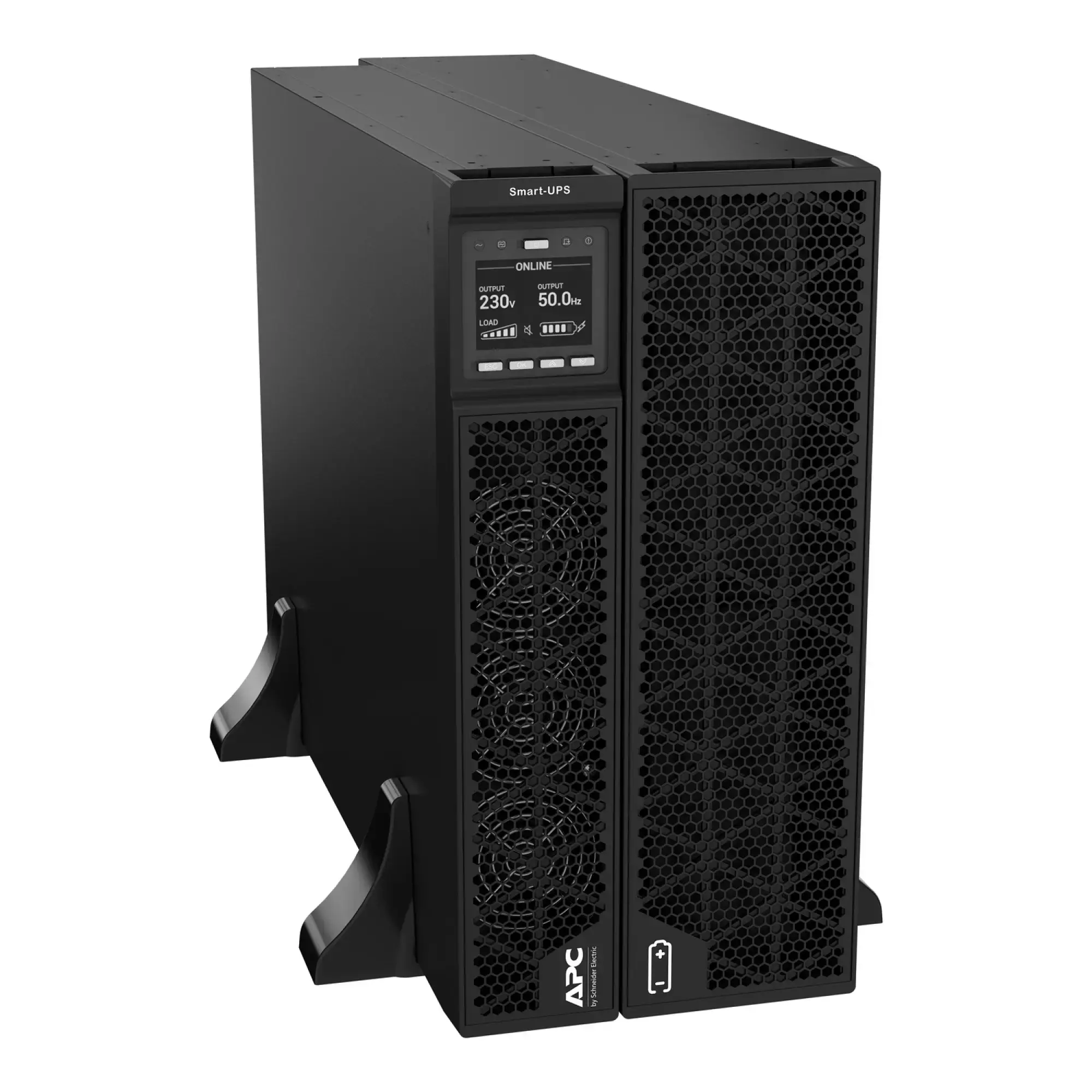 APC SRTG10KXLI Smart-UPS On-Line, 10kVA/10kW, Rack/Tower, 230V, 2x IEC C13+1x IEC C19+ Festverdrahtung 3-adrig (1P+N+E) Ausg, Netzwerkkarte, ohne Rack-Einbausatz (img_006) APC SRTG10KXLI Smart-UPS On-Line, 10kVA/10kW, Rack/Tower, 230V, 2x IEC C13+1x IEC C19+ Festverdrahtung 3-adrig (1P+N+E) Ausg, Netzwerkkarte, ohne Rack-Einbausatz (img_006)