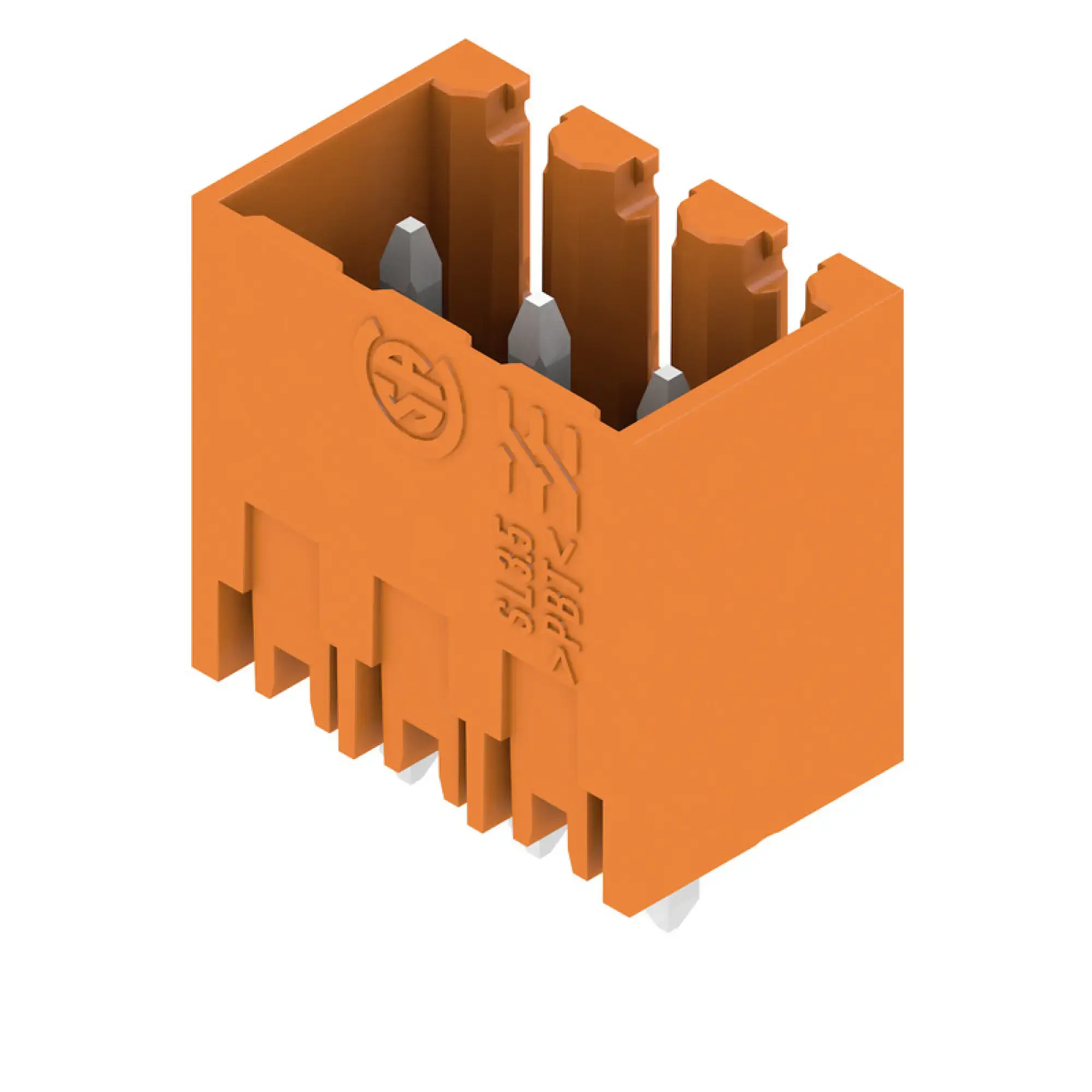 Weidmüller 1604480000 PCB connector (board connection), 160 V, 17 A, Pitch in mm: 3.50, Number of poles: 3, THT solder connection, Box (img_001)