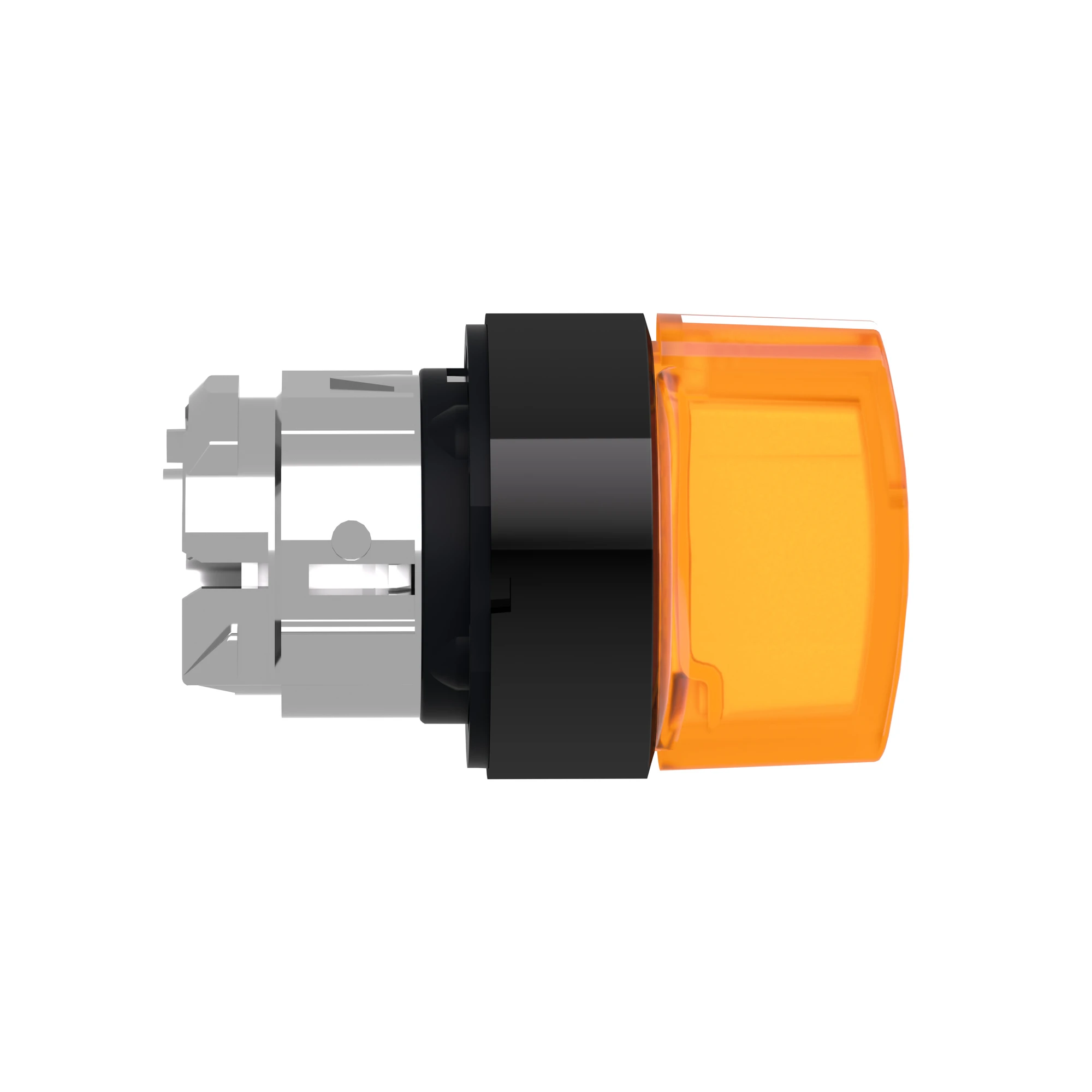 Schneider Electric ZB4BK18537 Illuminated Selector Switch, Front Element, Harmony XB4, Metal Black, 22mm, Orange, for Universal LED, 3 Positions, Momentary Right (img_003)