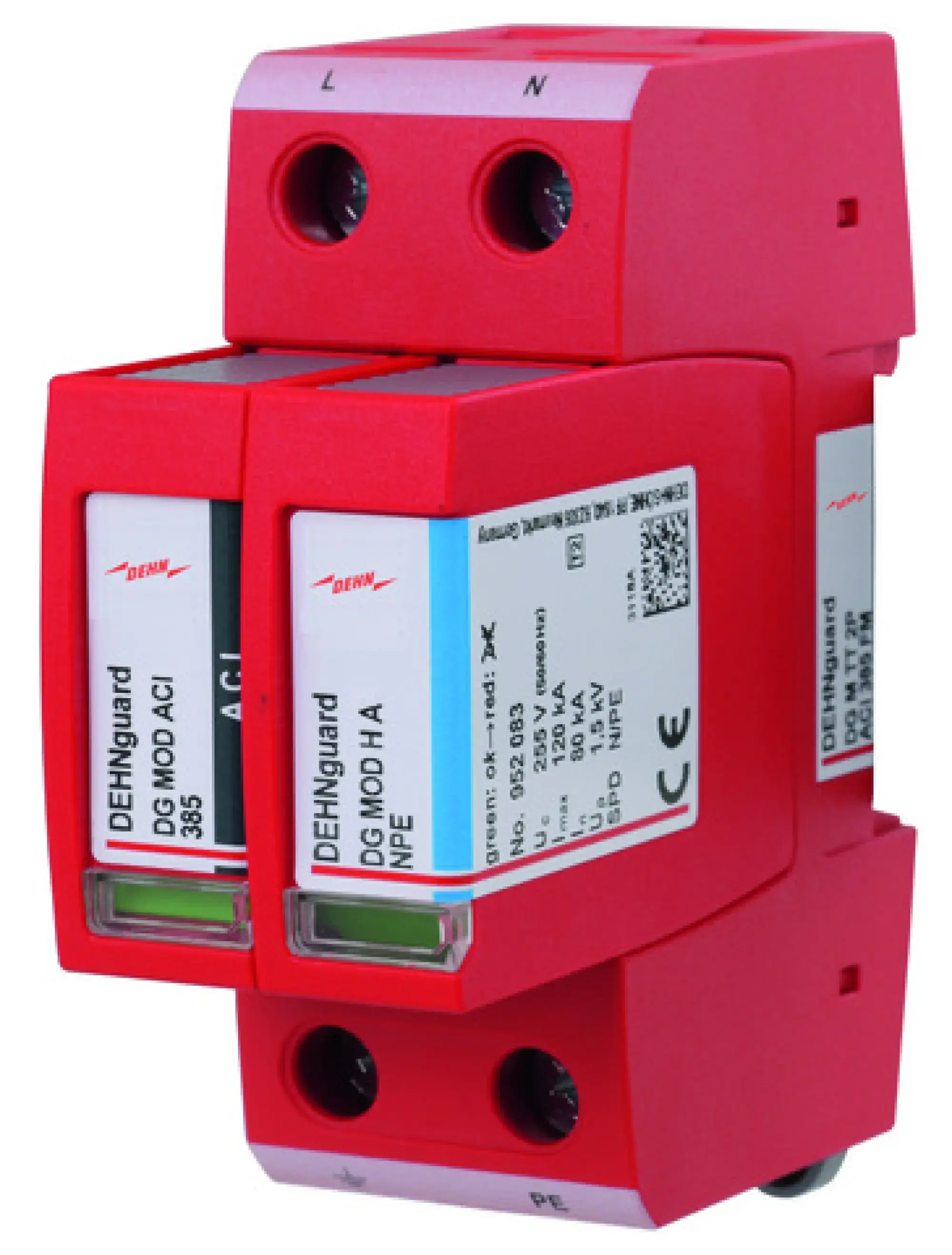 Dehn 952122 Surge arrester type 2 DEHNguard M 2-pole Uc 385V w. ACI technology (img_003)