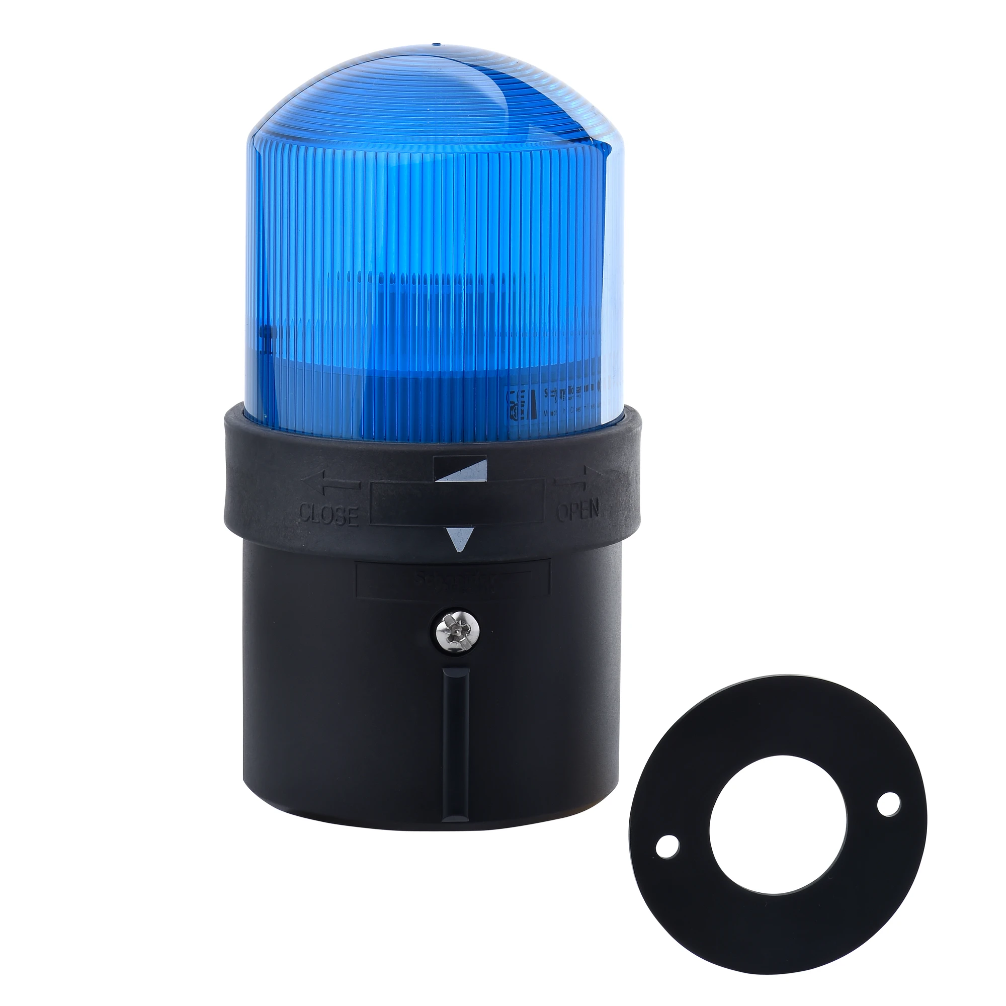 Schneider Electric XVBL1B6 Compact signaling station with flashing light, blue XVB, Integral LED, 24 V AC, IP 65 (img_001)