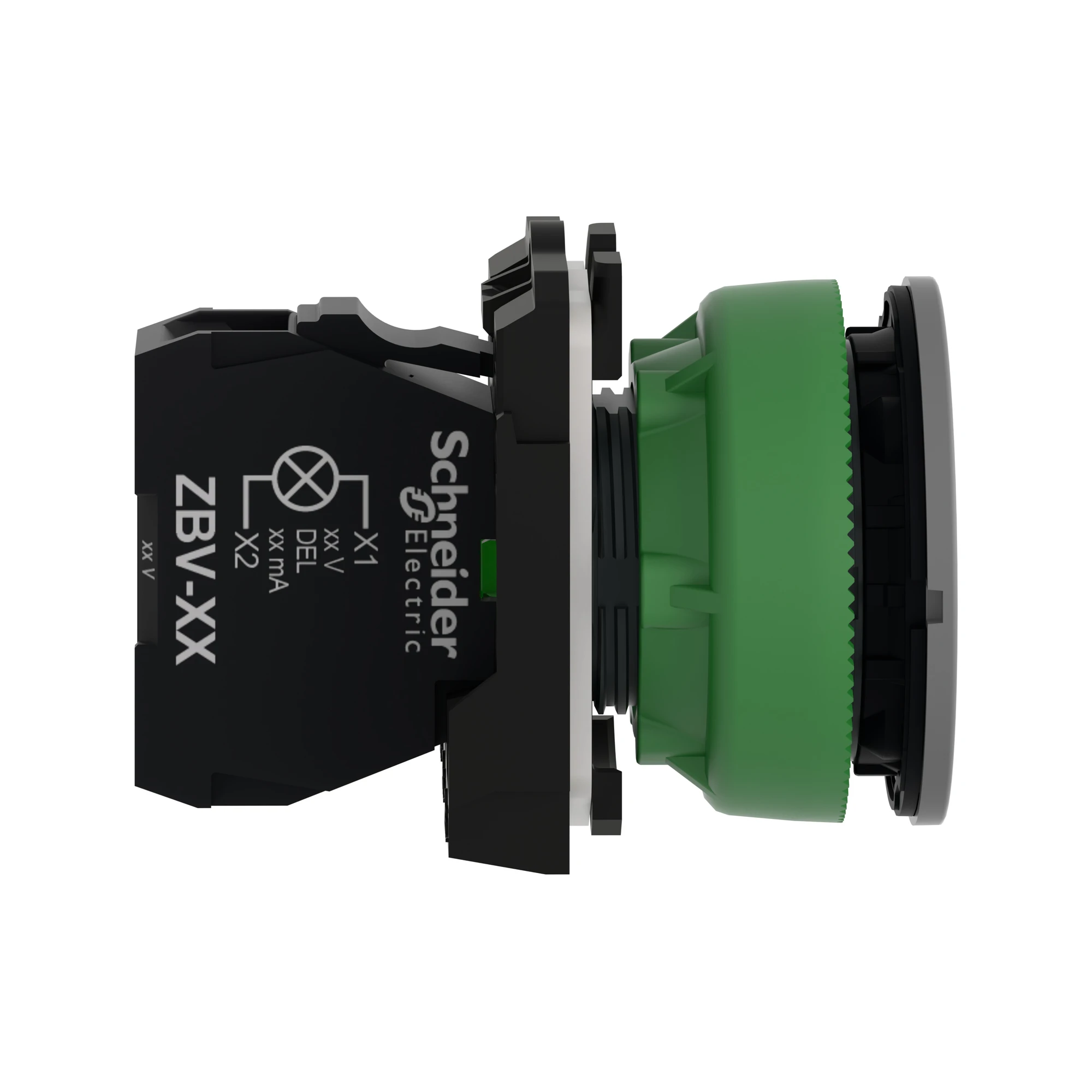 Schneider Electric XB5FVG1C0 Indicator Light, Harmony XB5F, Plastic, Antimicrobial, White, 30mm, Universal LED, Smooth Dome, 110-120V AC (img_005) Schneider Electric XB5FVG1C0 Indicator Light, Harmony XB5F, Plastic, Antimicrobial, White, 30mm, Universal LED, Smooth Dome, 110-120V AC (img_005)