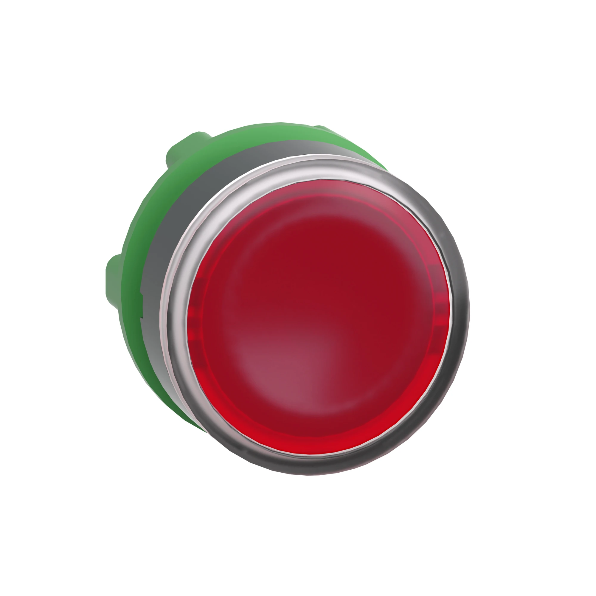 Schneider Electric ZB5AA48 Illuminated Push-button, Front Element, Harmony XB5, Plastic, 22mm, Red, for Universal LED, for Insertable Label (img_003)