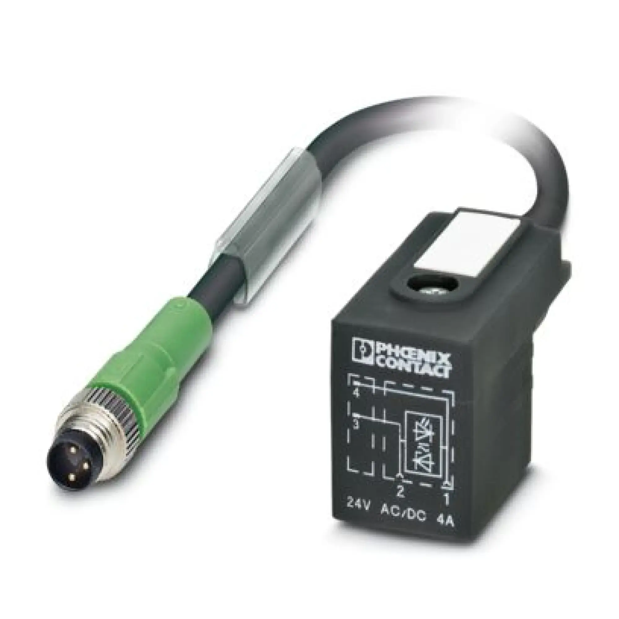 Phoenix Contact 1237126 Sensor/actuator cable SAC-2P-M8MS/5,0-PUR/BI-1L-Z180 (img_001)